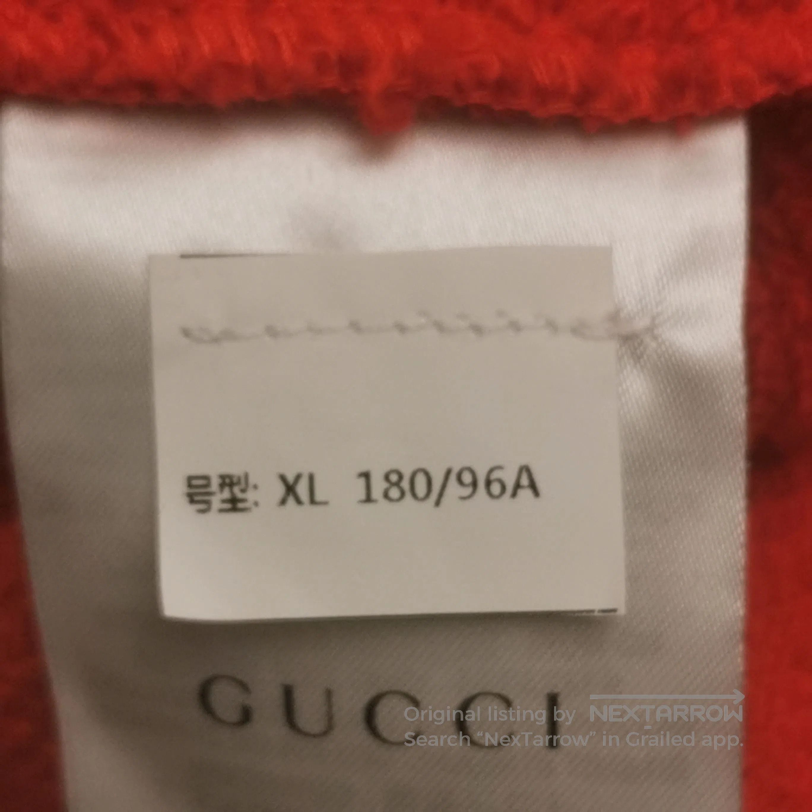 Gucci Gucci Red Blue Logo Sweatshirt XXL. Size US XL / EU 56 / 4 - 6 Thumbnail