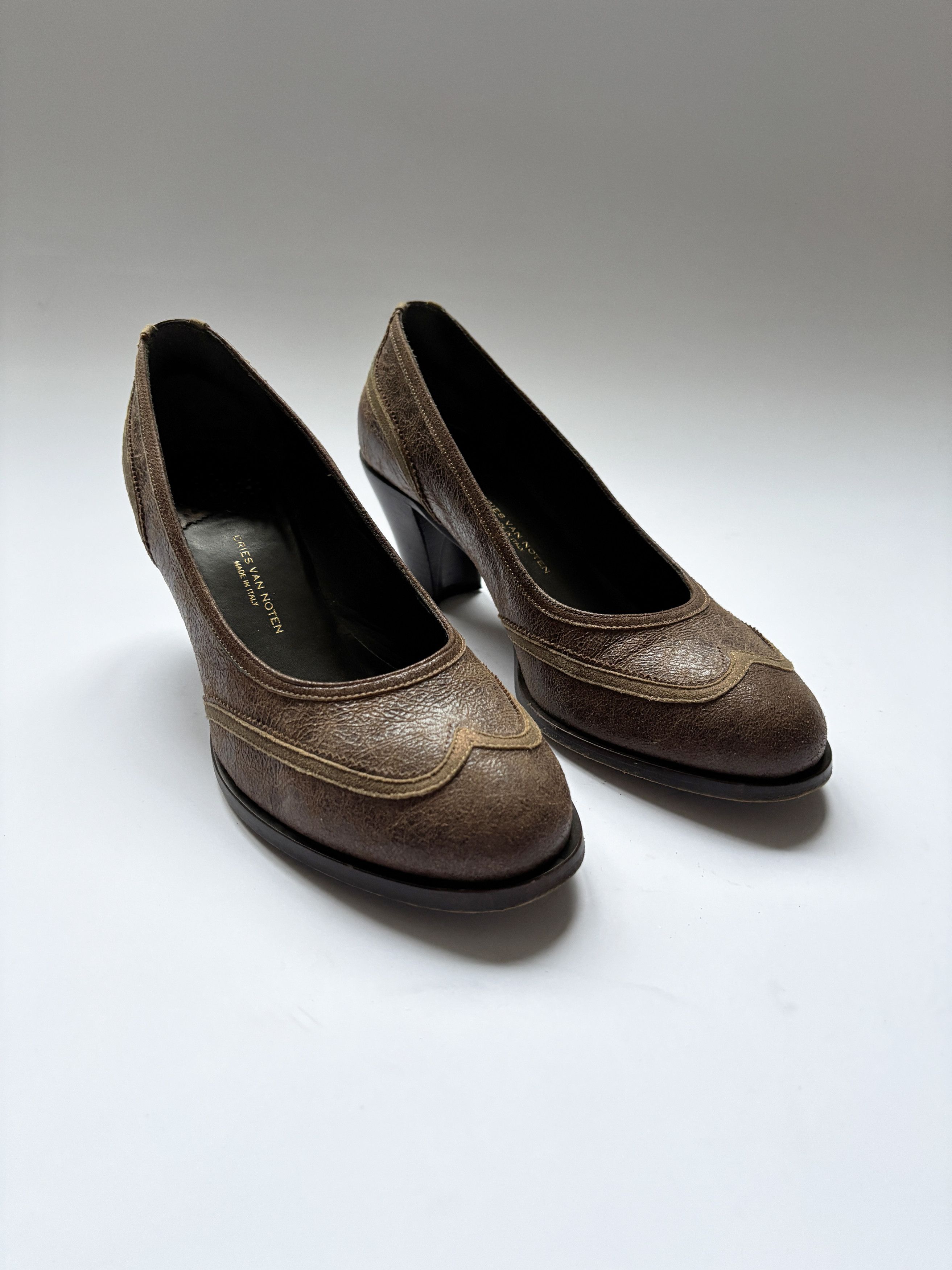 Dries Van Noten ⚡️QUICK SALE⚡️Dries Van Noten Brown Heeled Pumps Shoes Size US 11 / IT 41 - 2 Thumbnail