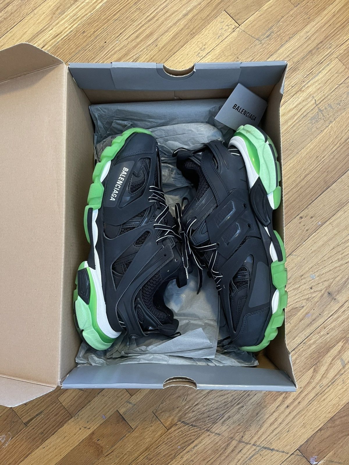 Balenciaga Balenciaga Track Sneaker black/glow Size US 9 / EU 42 - 5 Thumbnail