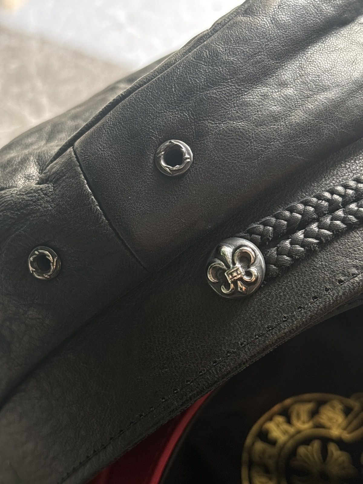 Chrome Hearts Chrome hearts leather hats Size ONE SIZE - 3 Thumbnail