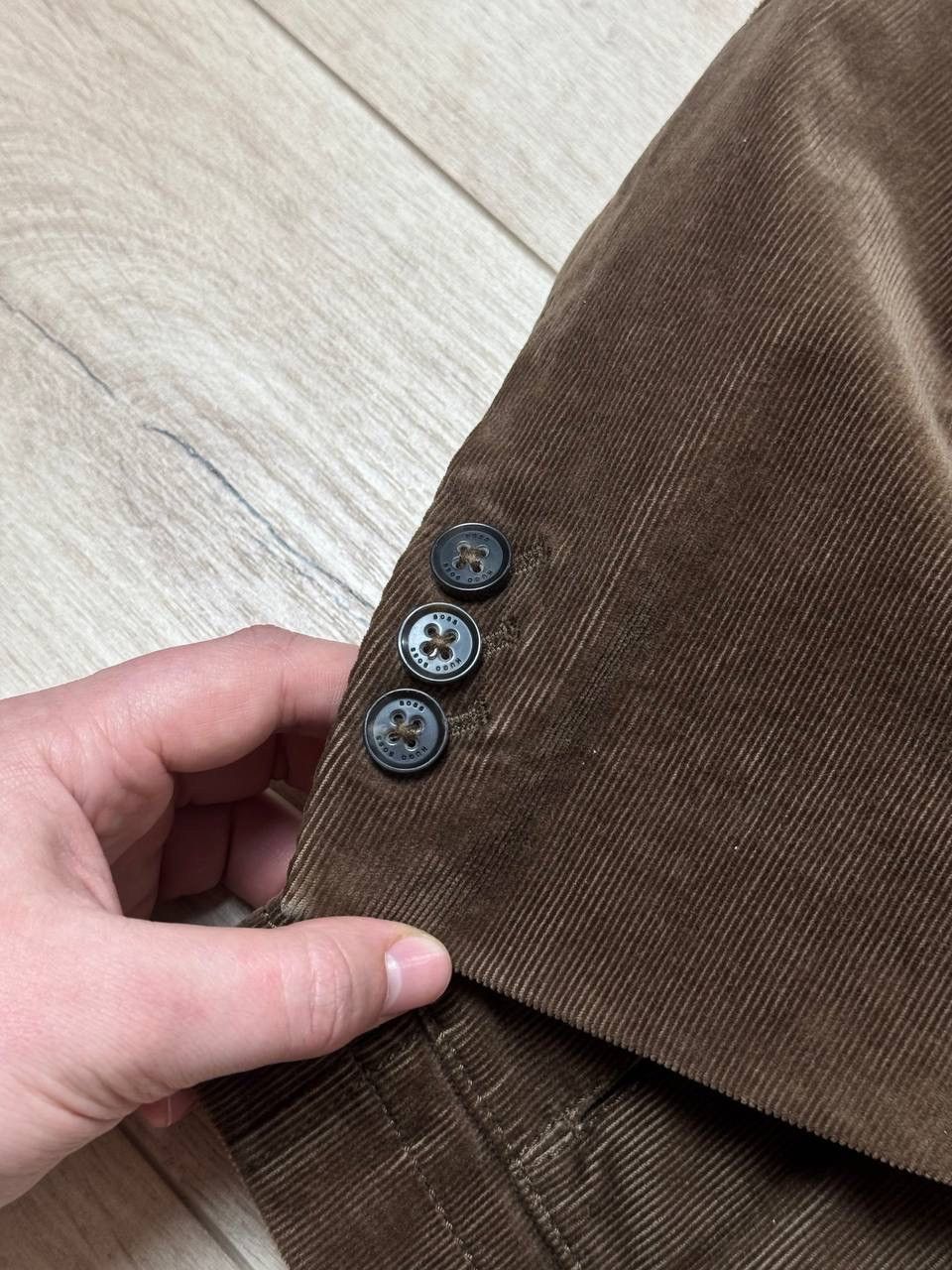 Hugo Boss Hugo Boss Brown Corduroy Blazer Jacket Size IT50 Size 40L - 2 Thumbnail