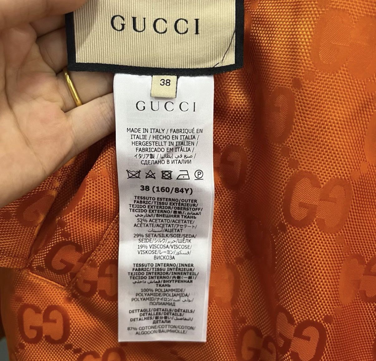 Gucci Gucci letter logo reversible coat J41 Size US M / EU 48-50 / 2 - 4 Thumbnail