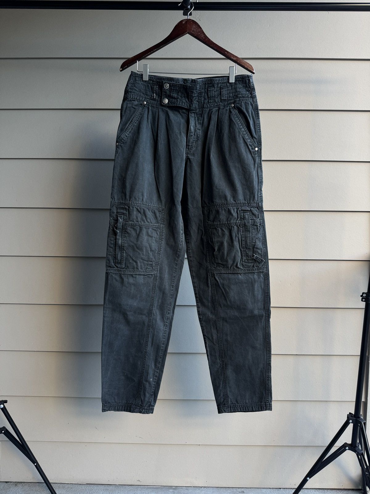 Japanese Brand Vintage Bugle Boy Avant-Garde Pants cargo 36x34 Size US 36 / EU 52 - 15 Thumbnail