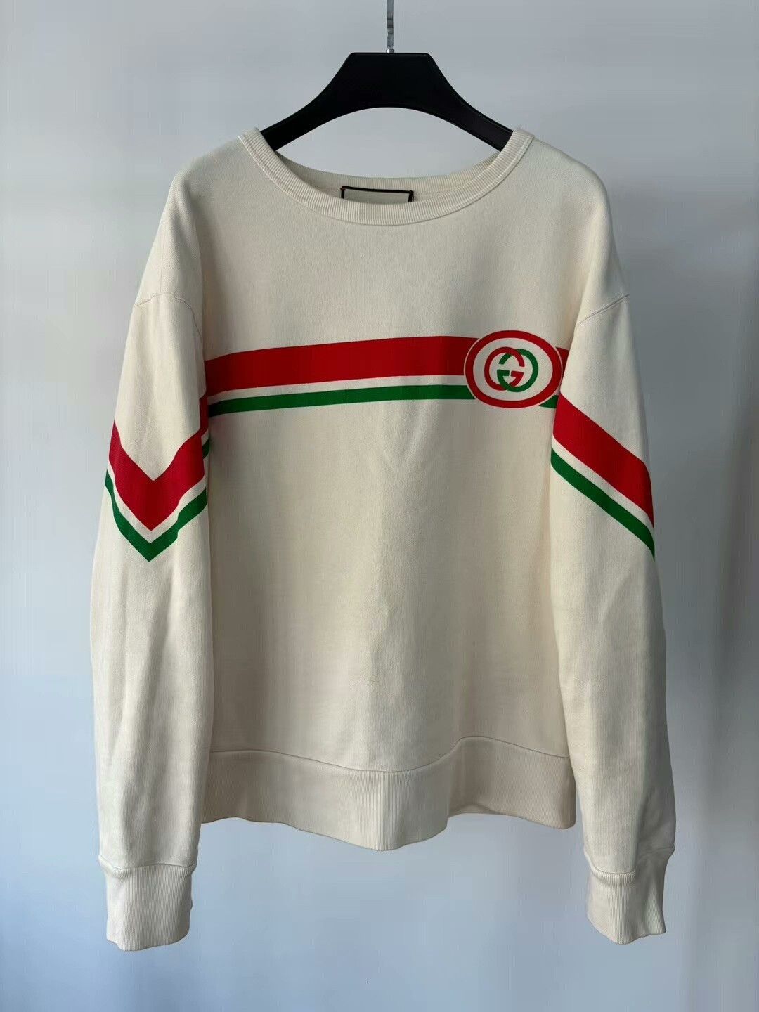 Gucci gucci red green stripe sweatshirt size m Size US M / EU 48-50 / 2 - 1 Thumbnail