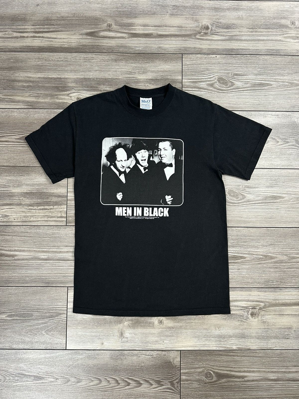 Vintage Vintage Y2K Three Stooges Men In Black T Shirt Size US M / EU 48-50 / 2 - 1 Thumbnail