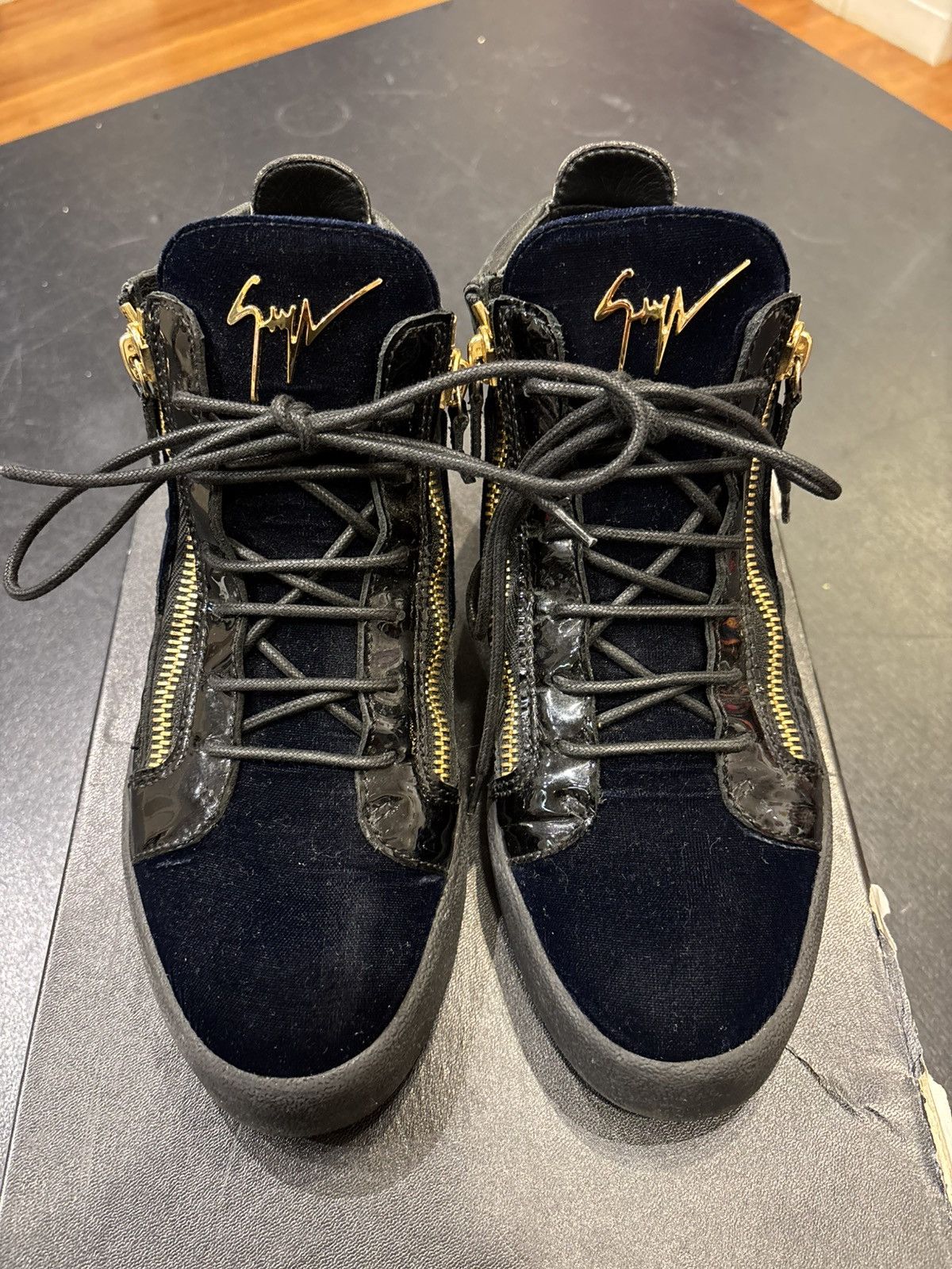 Giuseppe Zanotti Giuseppe Zanotti High Top Sneakers Size US 10 / EU 43 - 4 Thumbnail