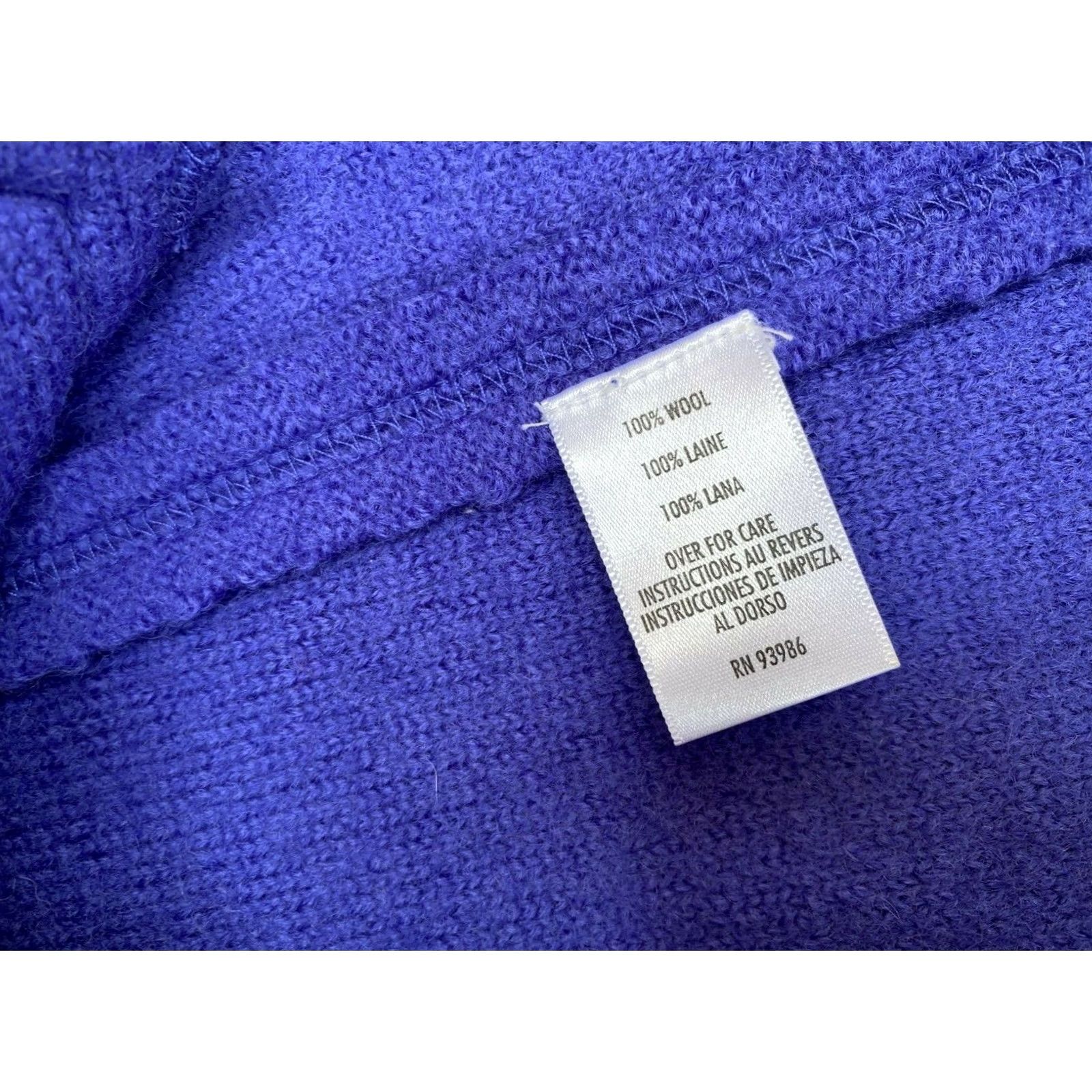 Vintage VINTAGE Petite Sophisticate Women's 100% Wool Long Purple Blazer Jacket Coat | P | New Size S / US 4 / IT 40 - 3 Thumbnail