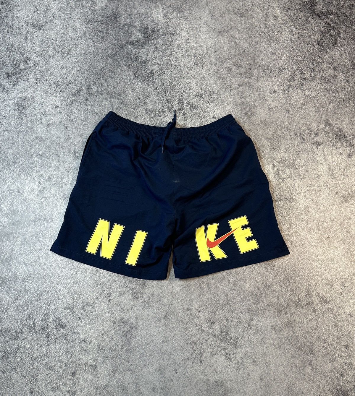 Nike × Vintage Y2K vintage Nike Logo Back shorts casual Streetwear hype L Size US 34 / EU 50 - 1 Thumbnail