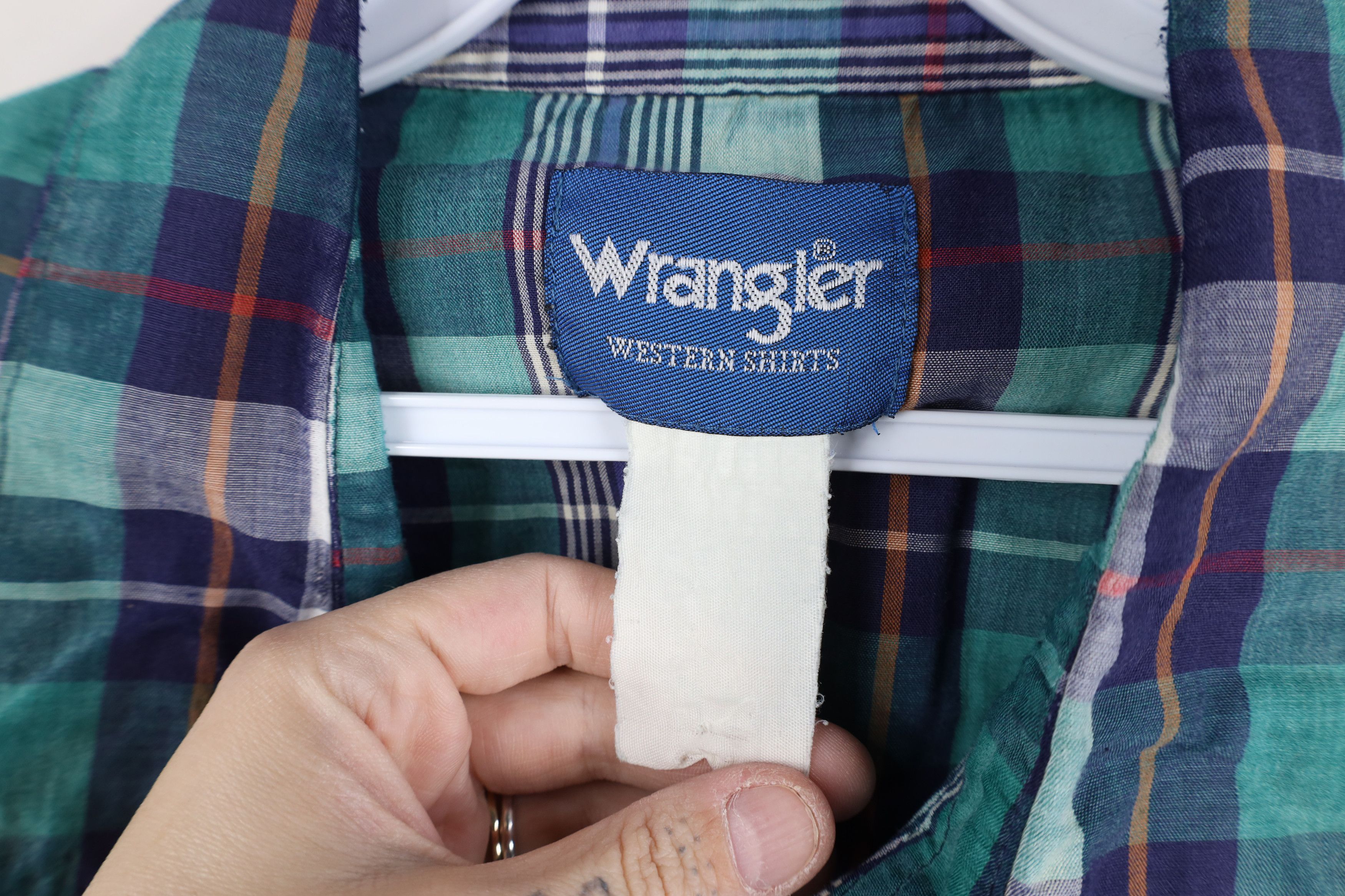 Wrangler Vintage 90s Wrangler Cowboy Short Sleeve Button Shirt Size US XXL / EU 58 / 5 - 7 Thumbnail