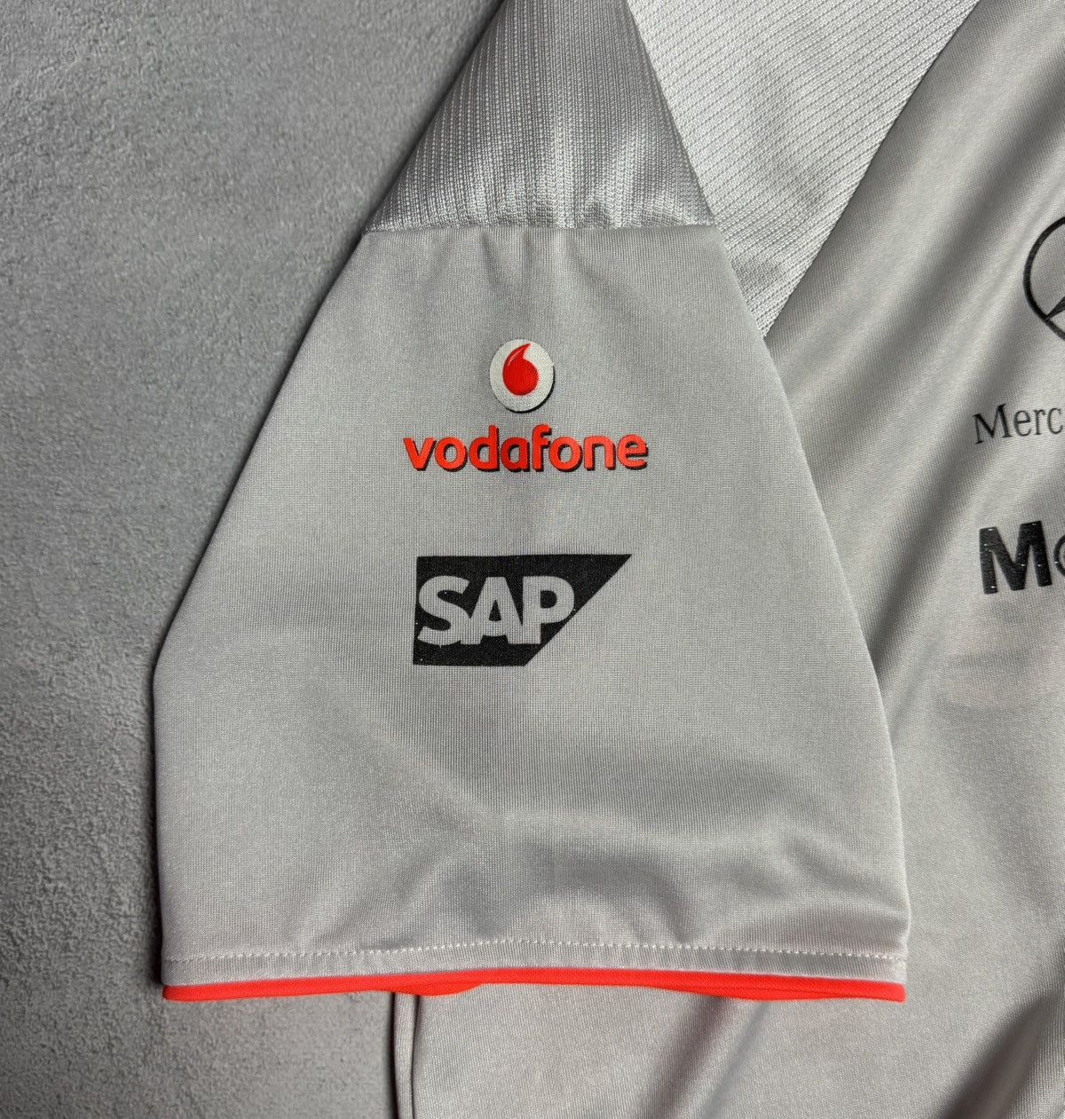 Malcolm McLaren Vodafone McLaren Mercedes F1 Racing Team Polo Shirt Jersey Size US XXL / EU 58 / 5 - 10 Thumbnail