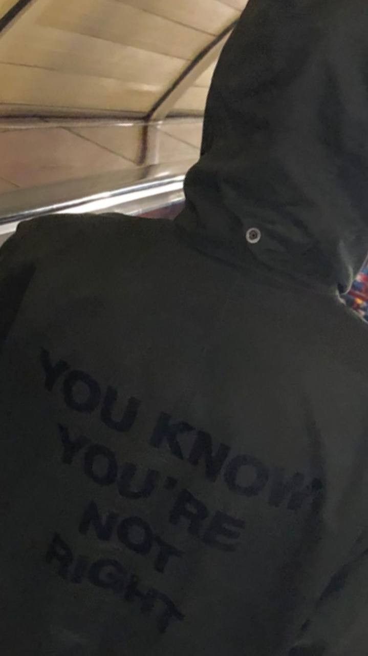 Number (N)ine Number Nine “You Know You’re Not Right” Windbreaker Size US L / EU 52-54 / 3 - 7 Thumbnail