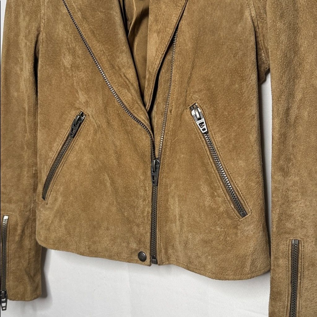 BLANKNYC Blank NYC 100% leather moto jacket zippered pockets XS Size XS / US 0-2 / IT 36-38 - 3 Thumbnail