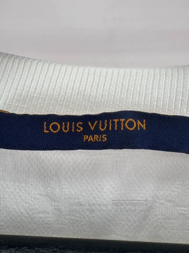 Louis Vuitton Louis Vuitton White dark stripe full print pocket short sl Size US S / EU 44-46 / 1 - 7 Thumbnail
