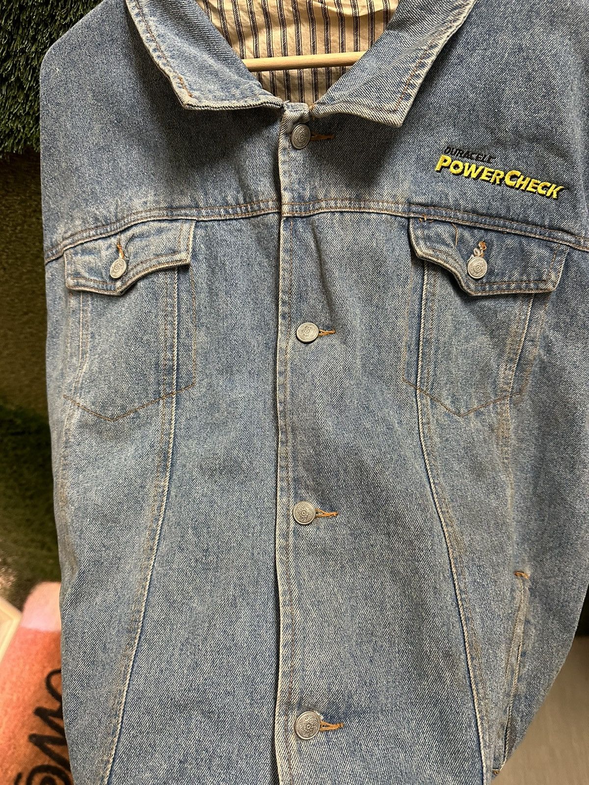 Vintage Vintage Duracell Powercell Denim Jacket Size XL Size US XL / EU 56 / 4 - 8 Thumbnail