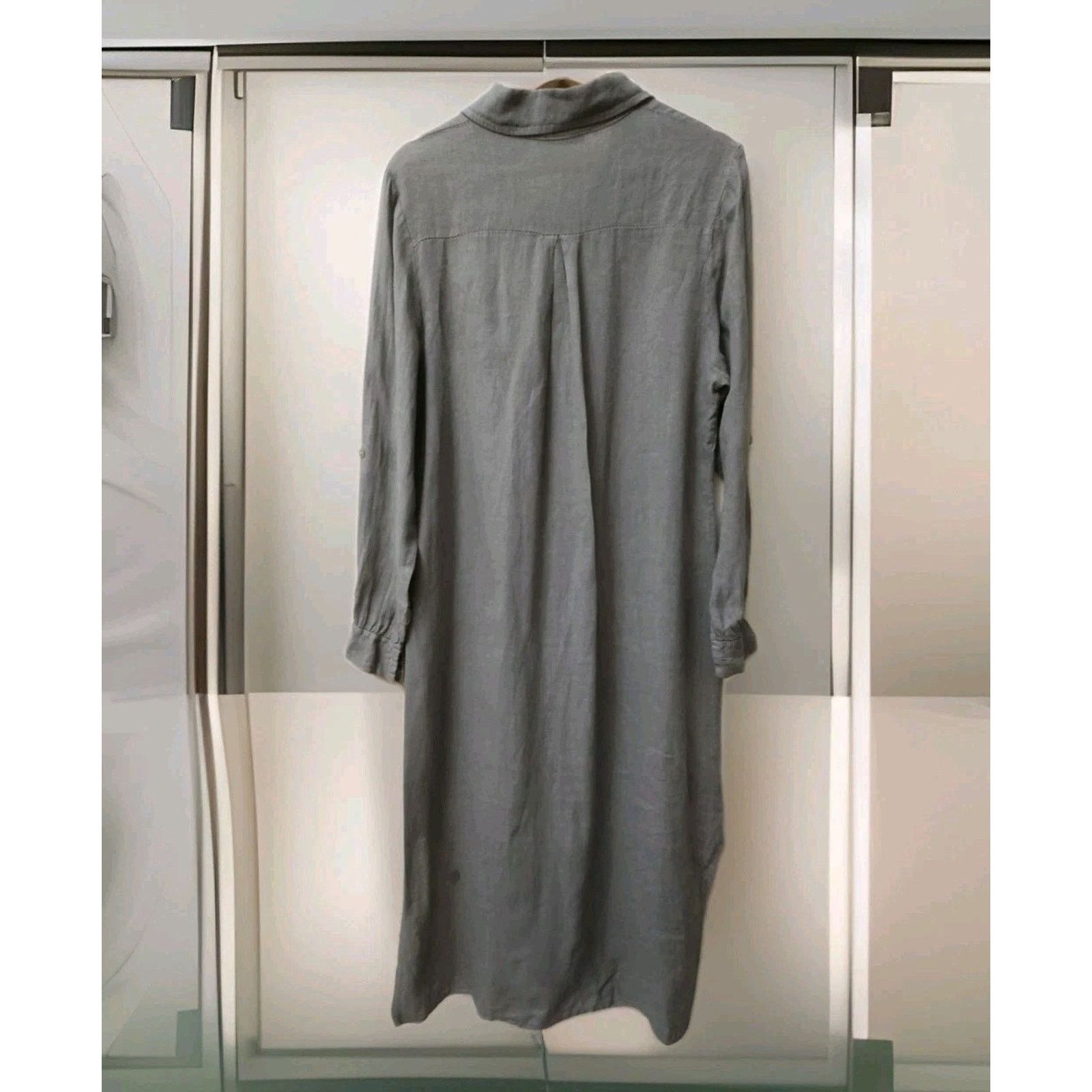 knee length dresses for ladies Meo Linen Pocket Dress (Lavender) – Vibe Apparel main image 0