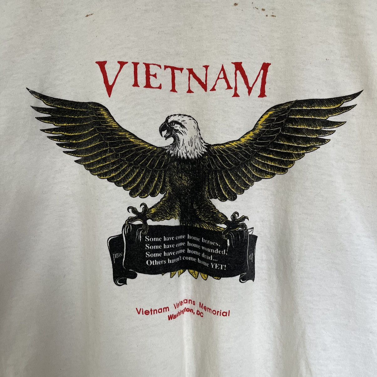 Japanese Brand × Vintage vintage 80s/90s Vietnam war single stitch t-shirt pow mia Size US M / EU 48-50 / 2 - 2 Thumbnail