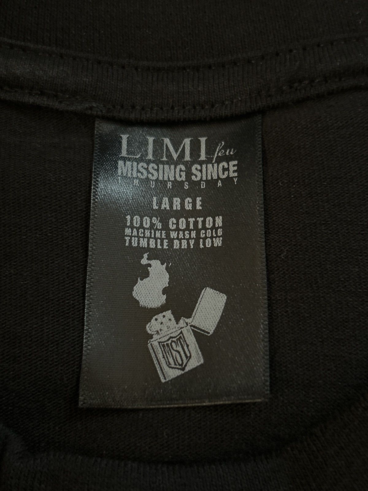 Missing Since Thursday MST Japan Exclusive Limi Feu Patch Tee Size US L / EU 52-54 / 3 - 5 Thumbnail