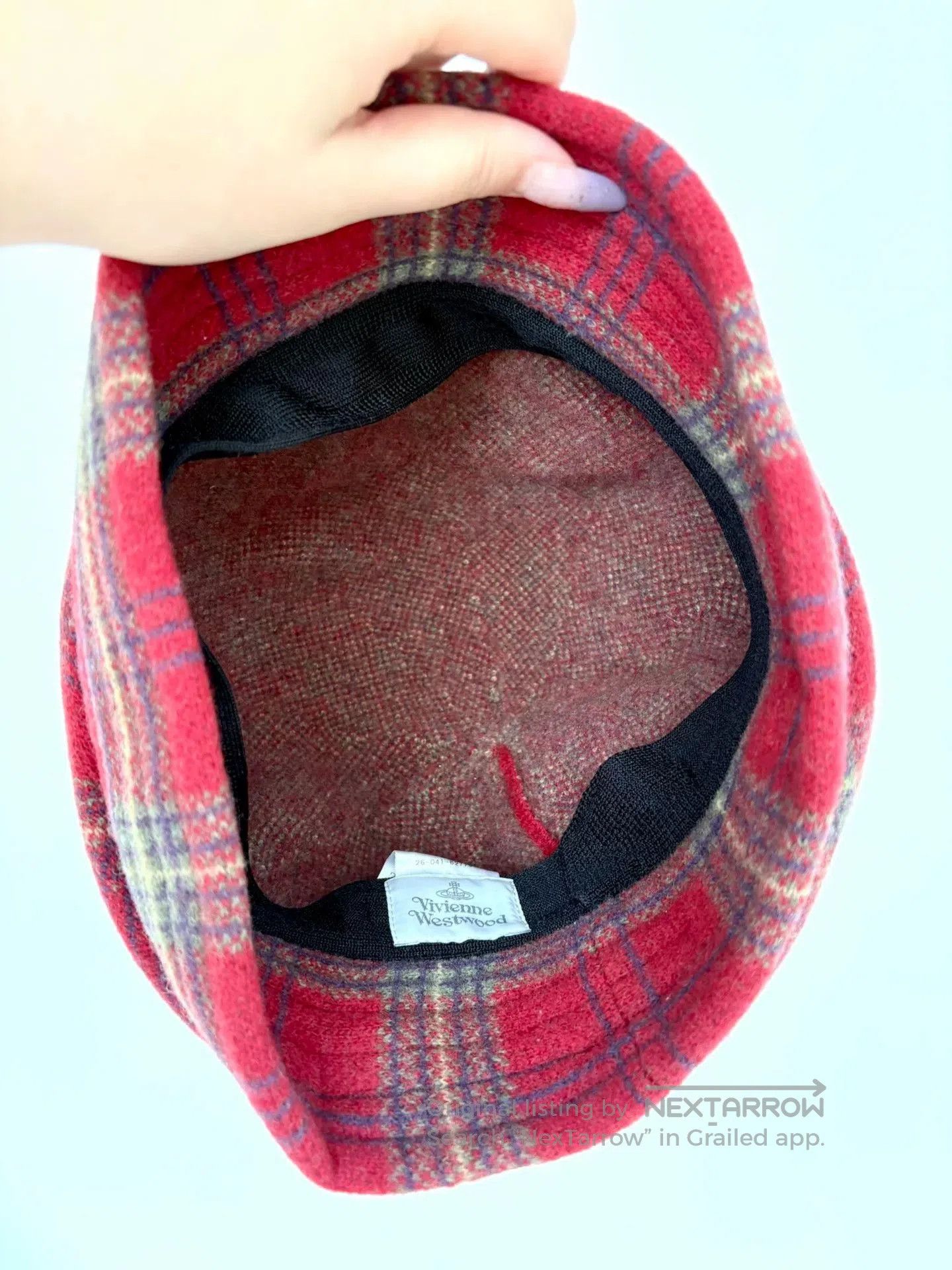 Vivienne Westwood vivienne westwood red plaid baker boy hat. Size ONE SIZE - 5 Thumbnail