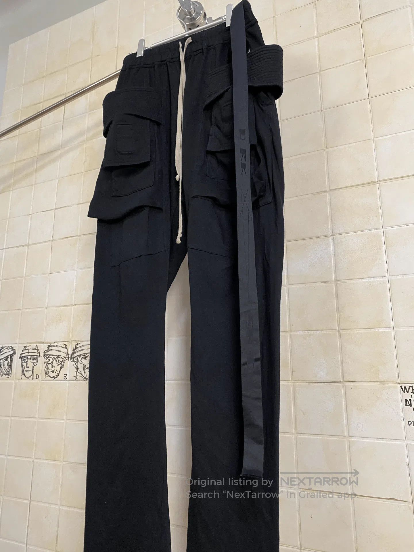 Rick Owens Drkshdw Rick Owens Drkshdw Black Pants. Size US 26 / EU 42 - 3 Thumbnail