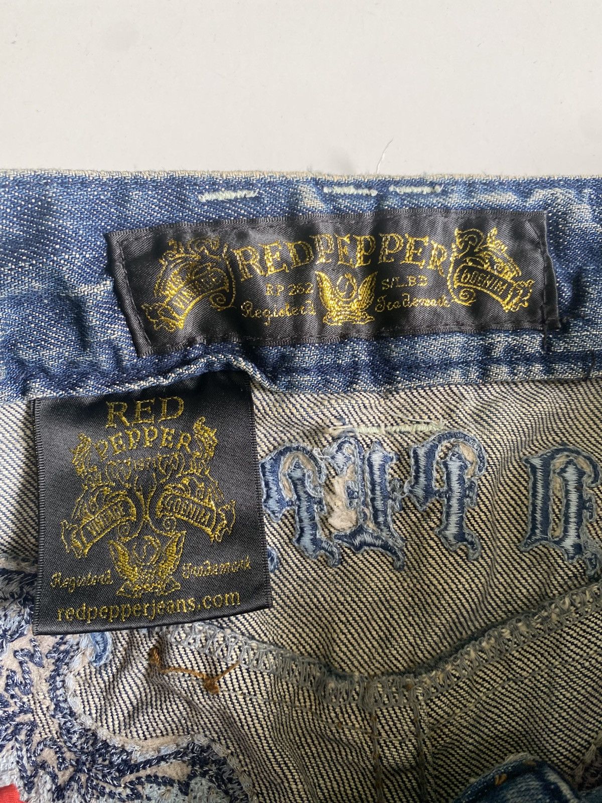 Composition by Kenzo Vintage Red Pepper Japan&co Denim Size 28" / US 6 / IT 42 - 9 Thumbnail