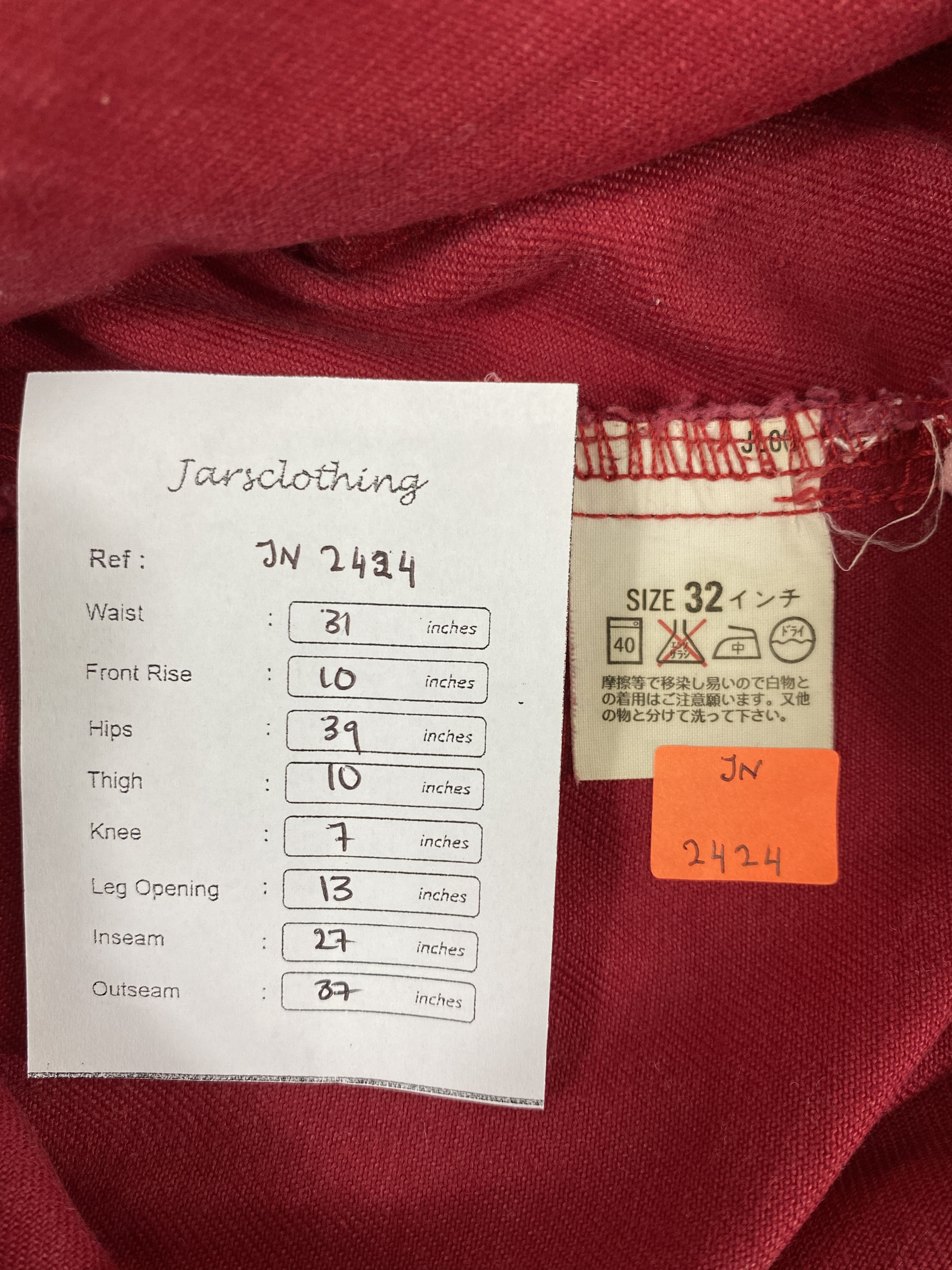 Levi's Red Vintage Levi's 517 Flare Bootcut 31x27 Denim -JN2424 Size US 31 - 8 Thumbnail