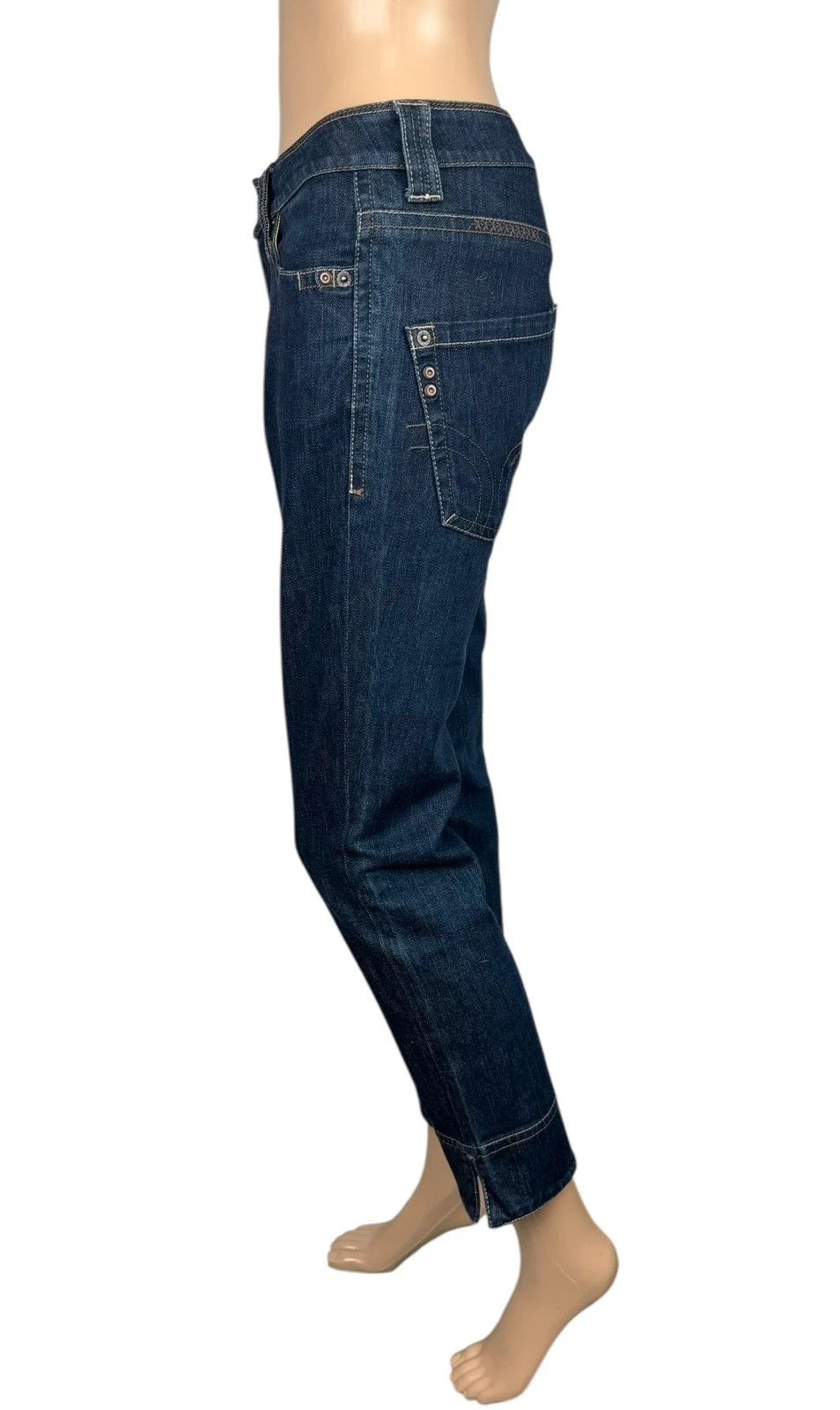 Sportmax Sportmax Code Vintage Crop Jeans Slim size US4 I38 Size 27" / US 4 / IT 40 - 6 Thumbnail