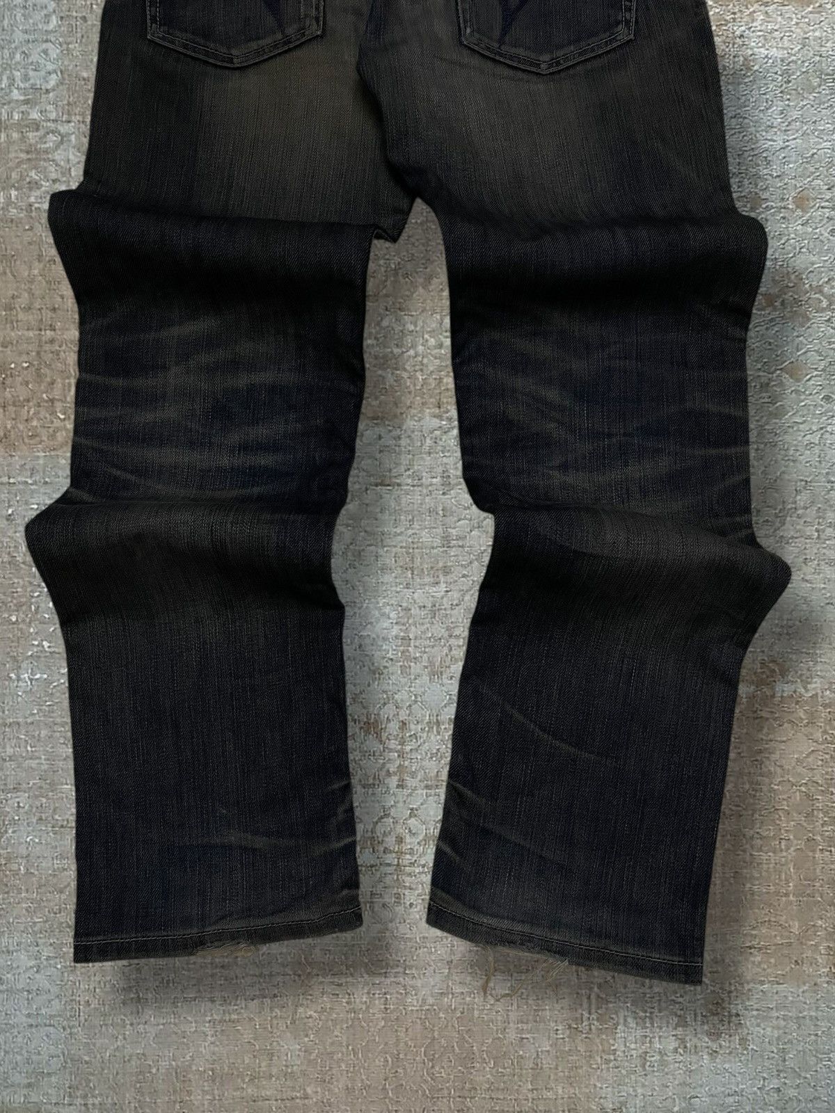Japanese Brand Vintage 1990s Designer Back Number Mudwash Style Denim Size US 28 / EU 44 - 10 Thumbnail