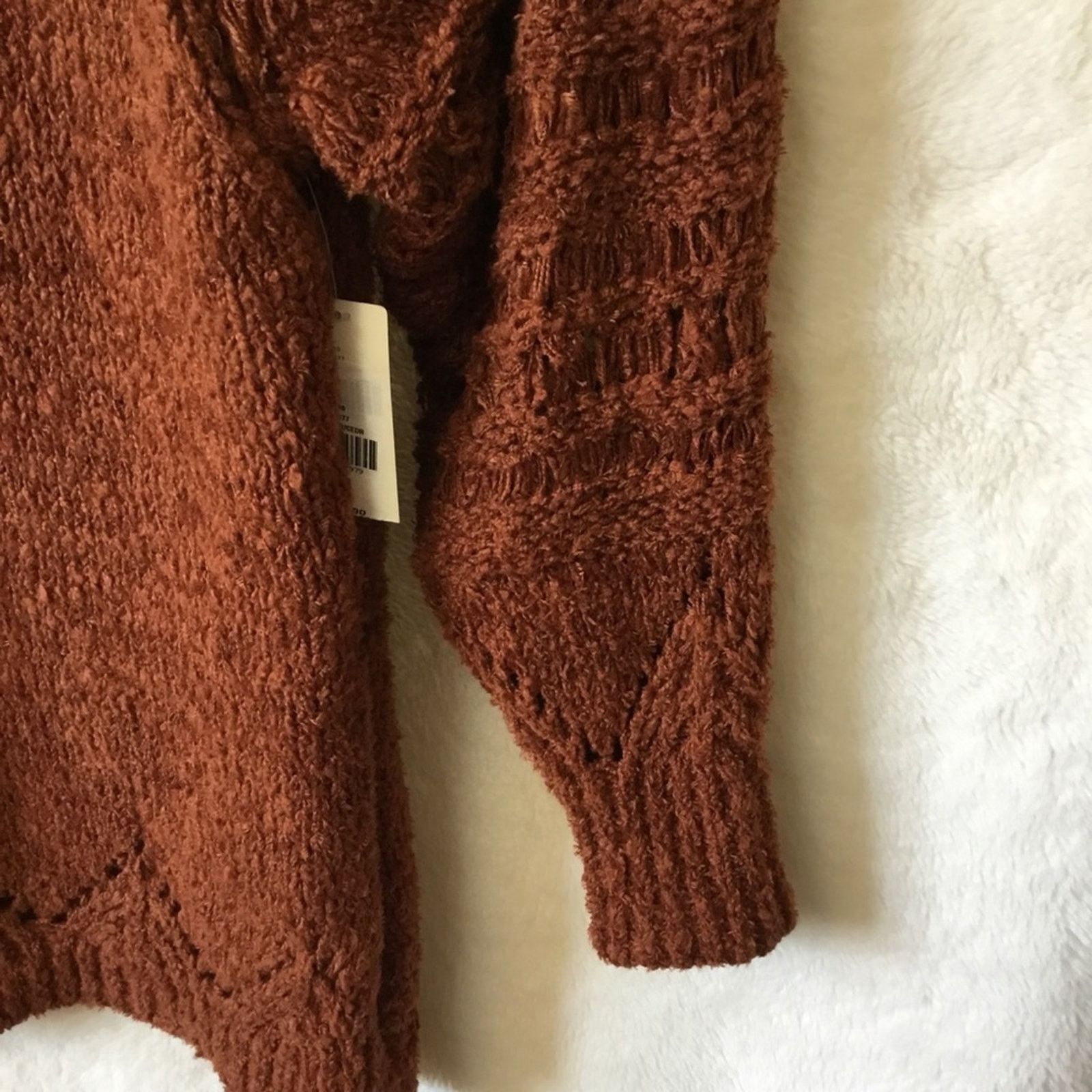 Anthropologie Anthropologie Cedar Pilcro Pointelle Tunic Sweater Size XS / US 0-2 / IT 36-38 - 8 Thumbnail