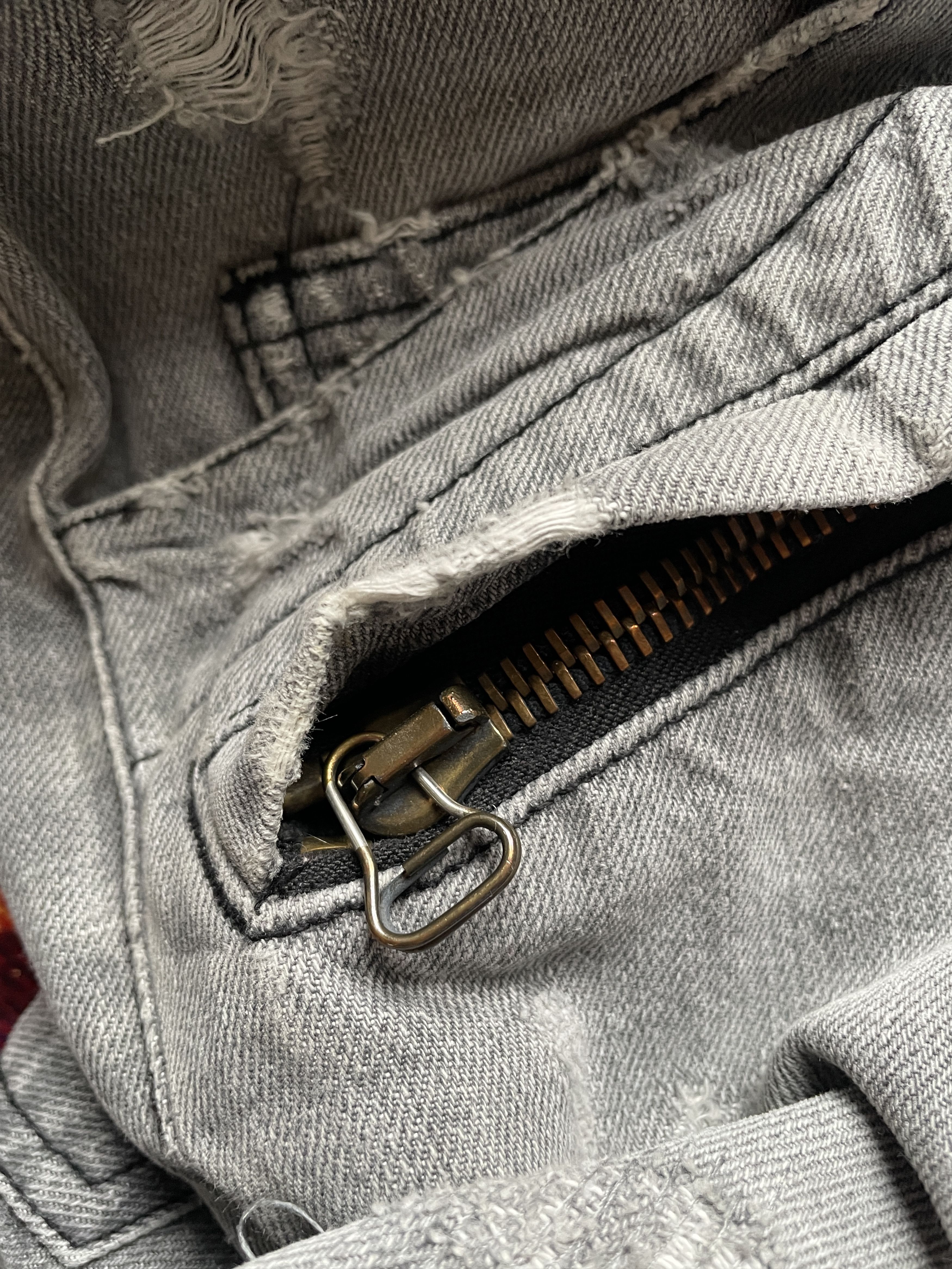 Balmain Balmain AW10 ripped bikers Size US 31 - 13 Thumbnail