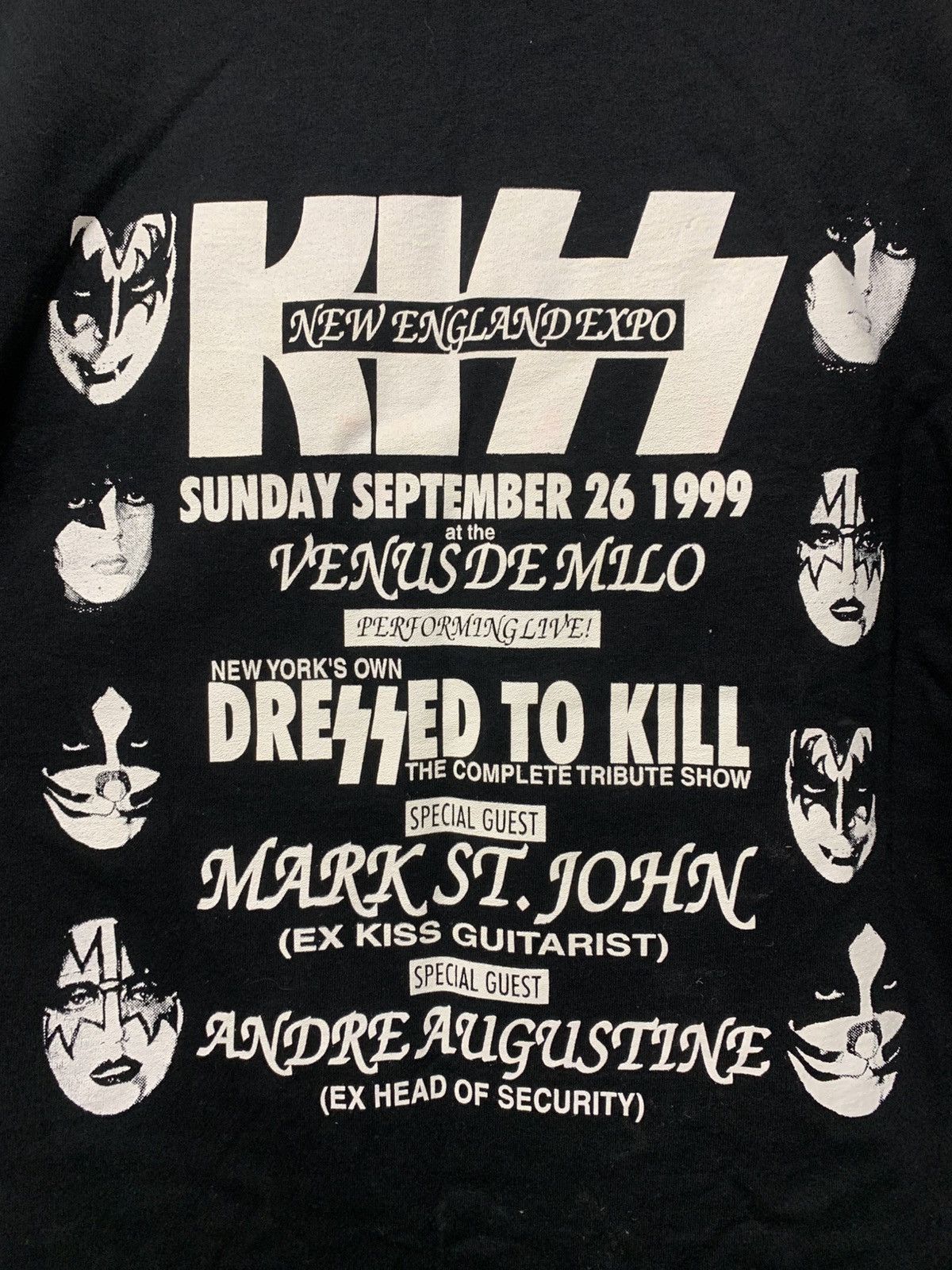 Band Tees × Vintage KISS New England Expo 1999 shirt Size US XL / EU 56 / 4 - 4 Thumbnail
