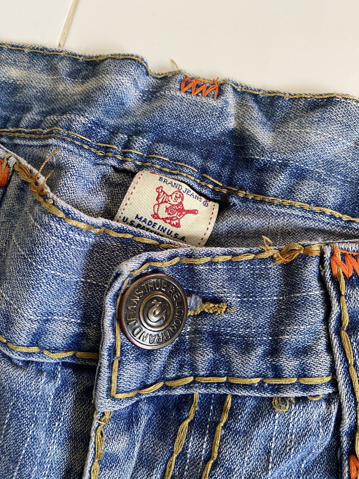 Japanese Brand × True Religion × Vintage True Religion Billy Super T Straight Cut Jeans Size US 38 / EU 54 - 7 Thumbnail