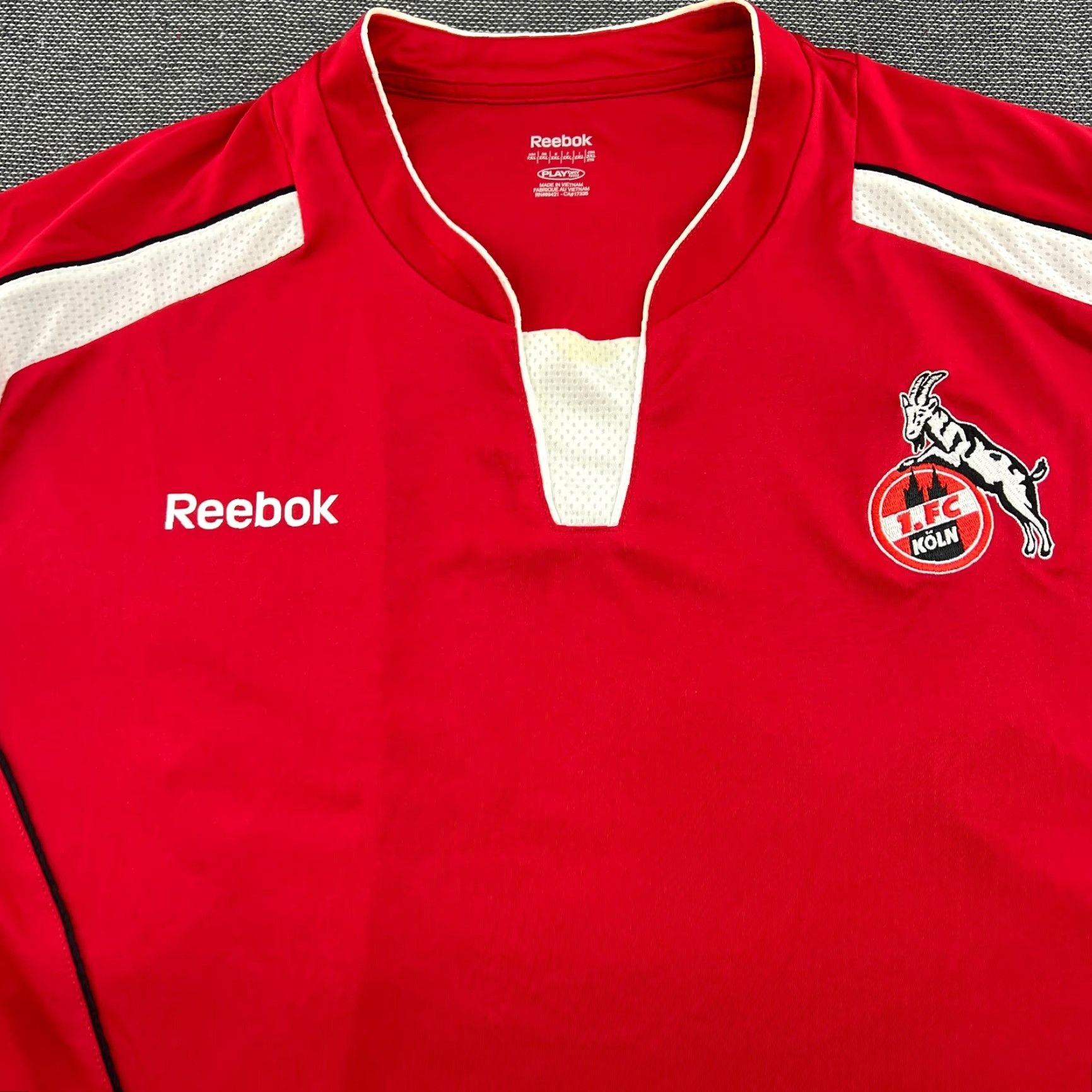 Adidas adidas FC Koln 2010 2011 Training Mens Football Jersey 2XL XXL Shirt Red Size US XXL / EU 58 / 5 - 7 Thumbnail