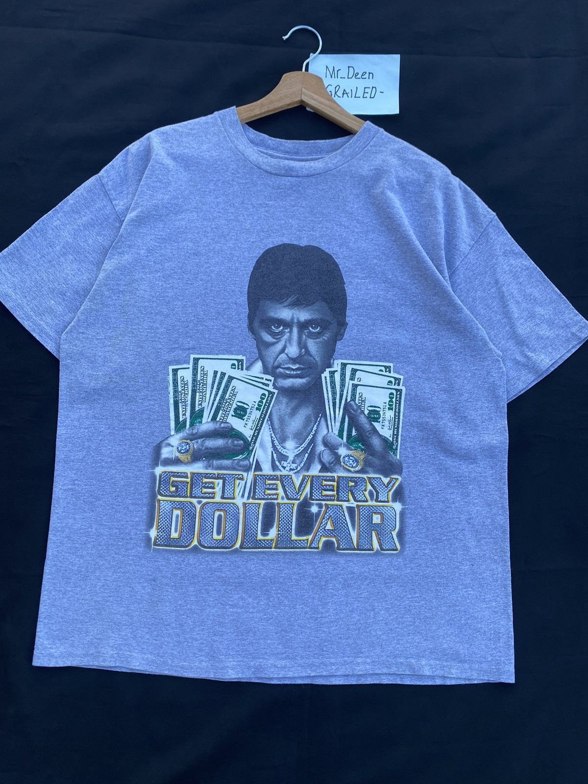 Vintage Vintage 90s Scarface “Tony Montana” Mob Gangster Crime Drama Size US XL / EU 56 / 4 - 5 Thumbnail
