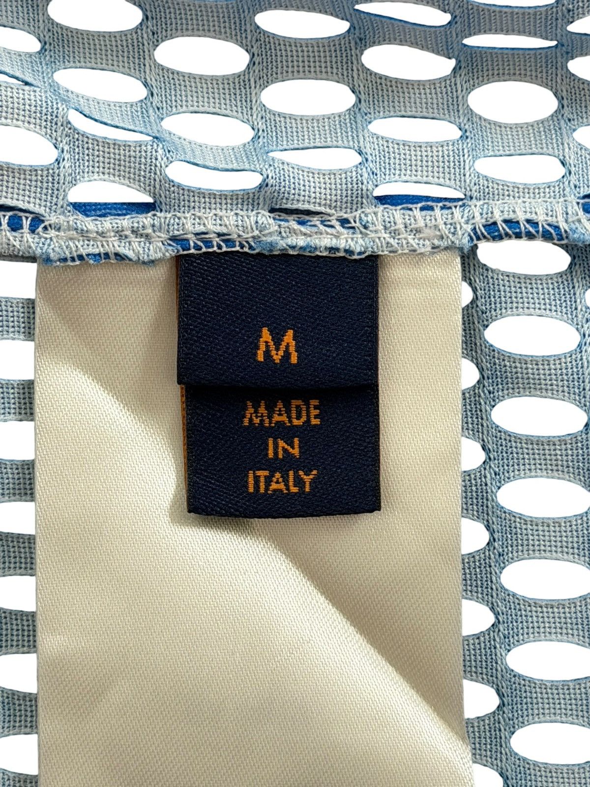 Louis Vuitton Louis Vuitton Blue Yellow Mesh Chargers Jersey Size US M / EU 48-50 / 2 - 5 Thumbnail