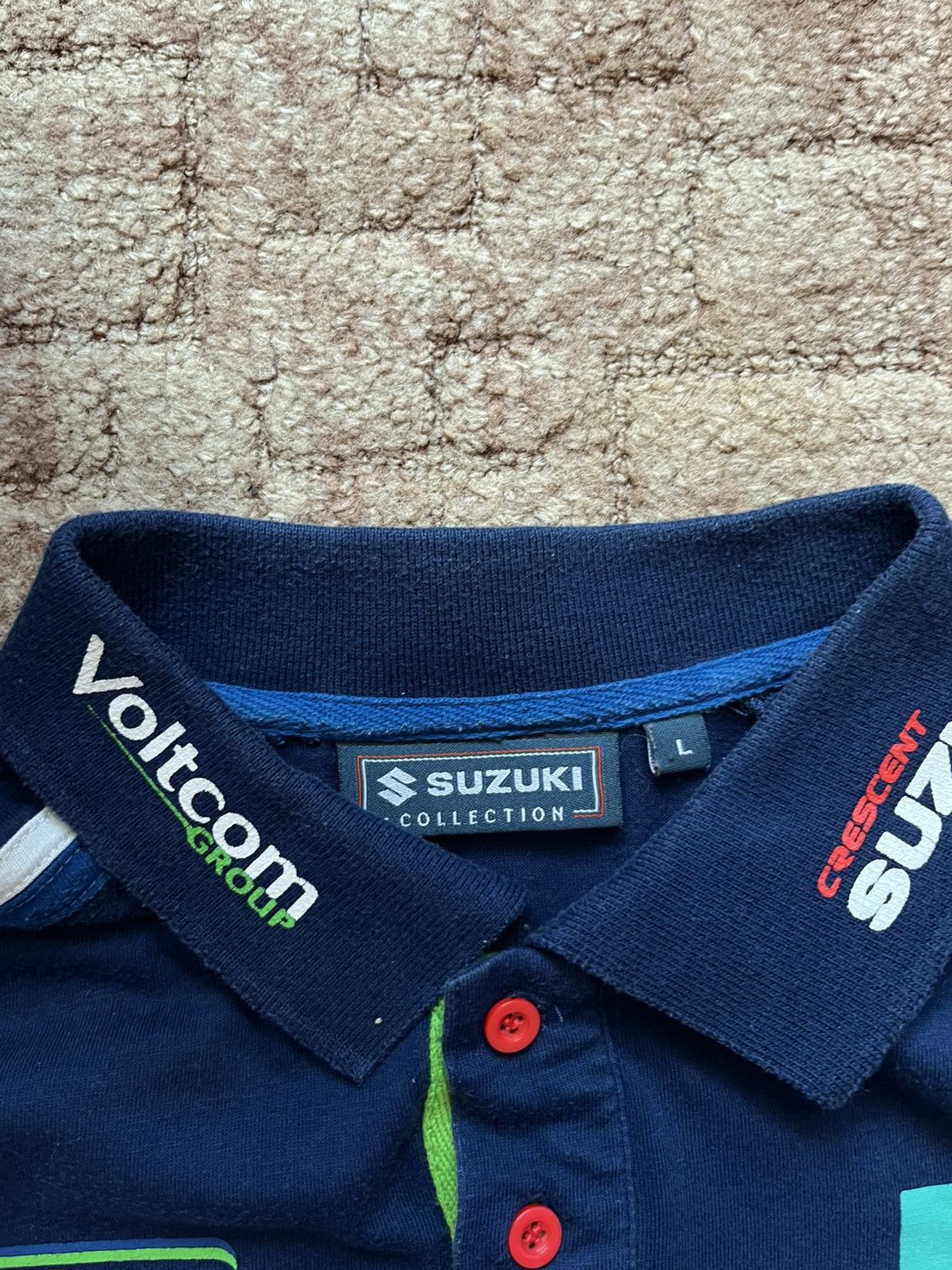 Vintage Suzuki GSX F1 Racing Nascar Blue Sponsored Tee