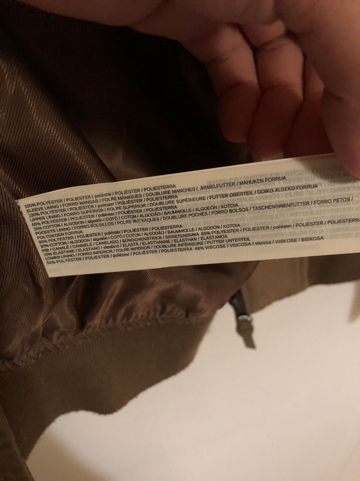 Mango × Vintage Mango brown bomber Size US S / EU 44-46 / 1 - 7 Thumbnail