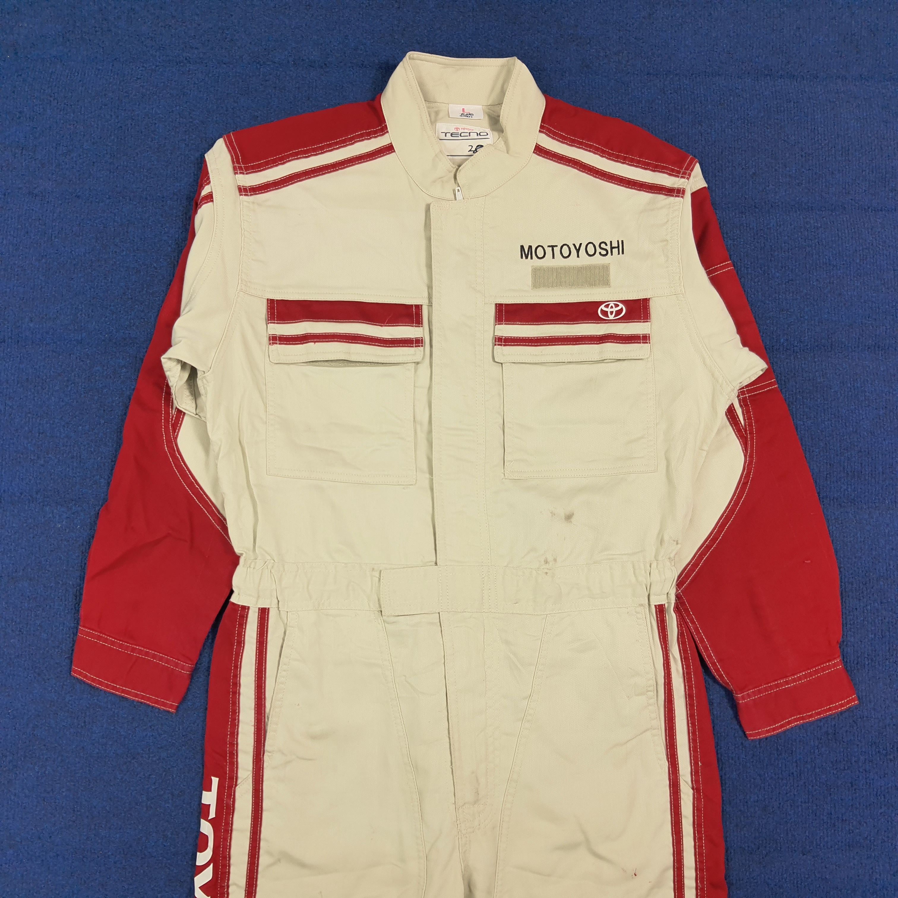 Japanese Brand Vintage Toyota Tecno Mechanic Overalls Jumpsuit Japan C279N8 Size US M / EU 48-50 / 2 - 3 Thumbnail