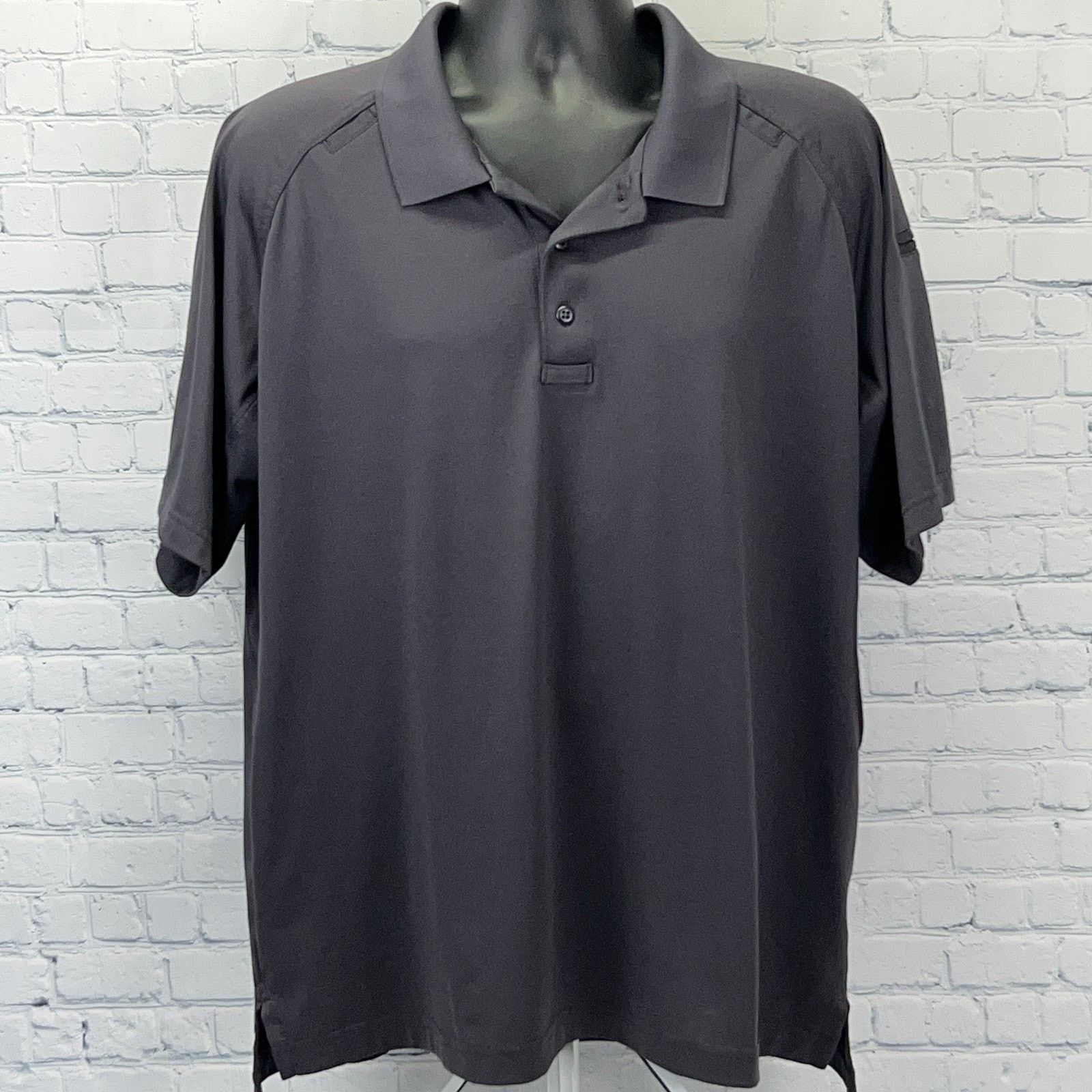 5.11 5.11 Tactical Polo Shirt Short Sleeve Pen Pockets Gray XL Size US XL / EU 56 / 4 - 2 Thumbnail