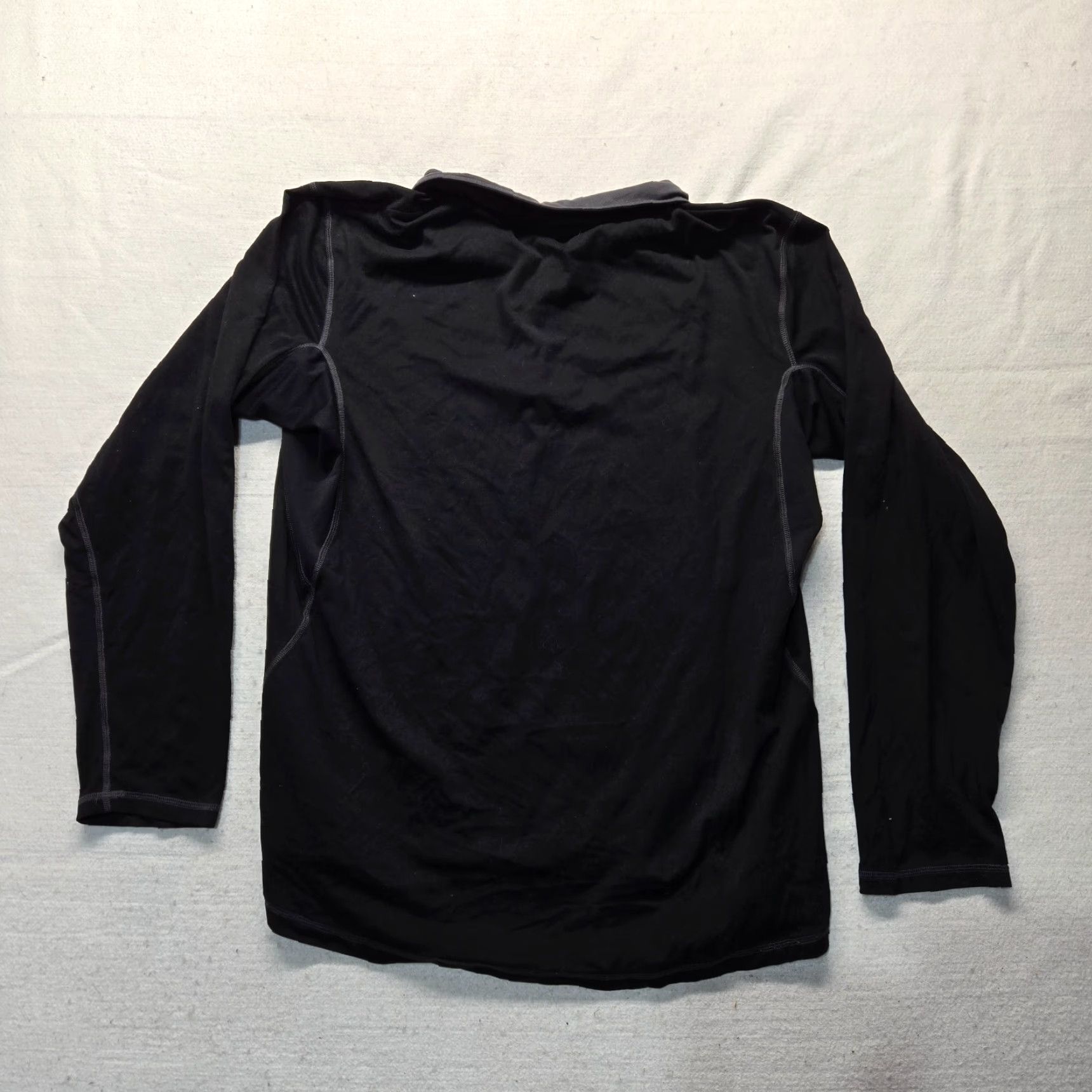 Champion Champion Active Pullover Shirt Women's XL Black 1/4 Zip Sweater Performance Running & Jogging Size XL / US 12-14 / IT 48-50 - 6 Thumbnail