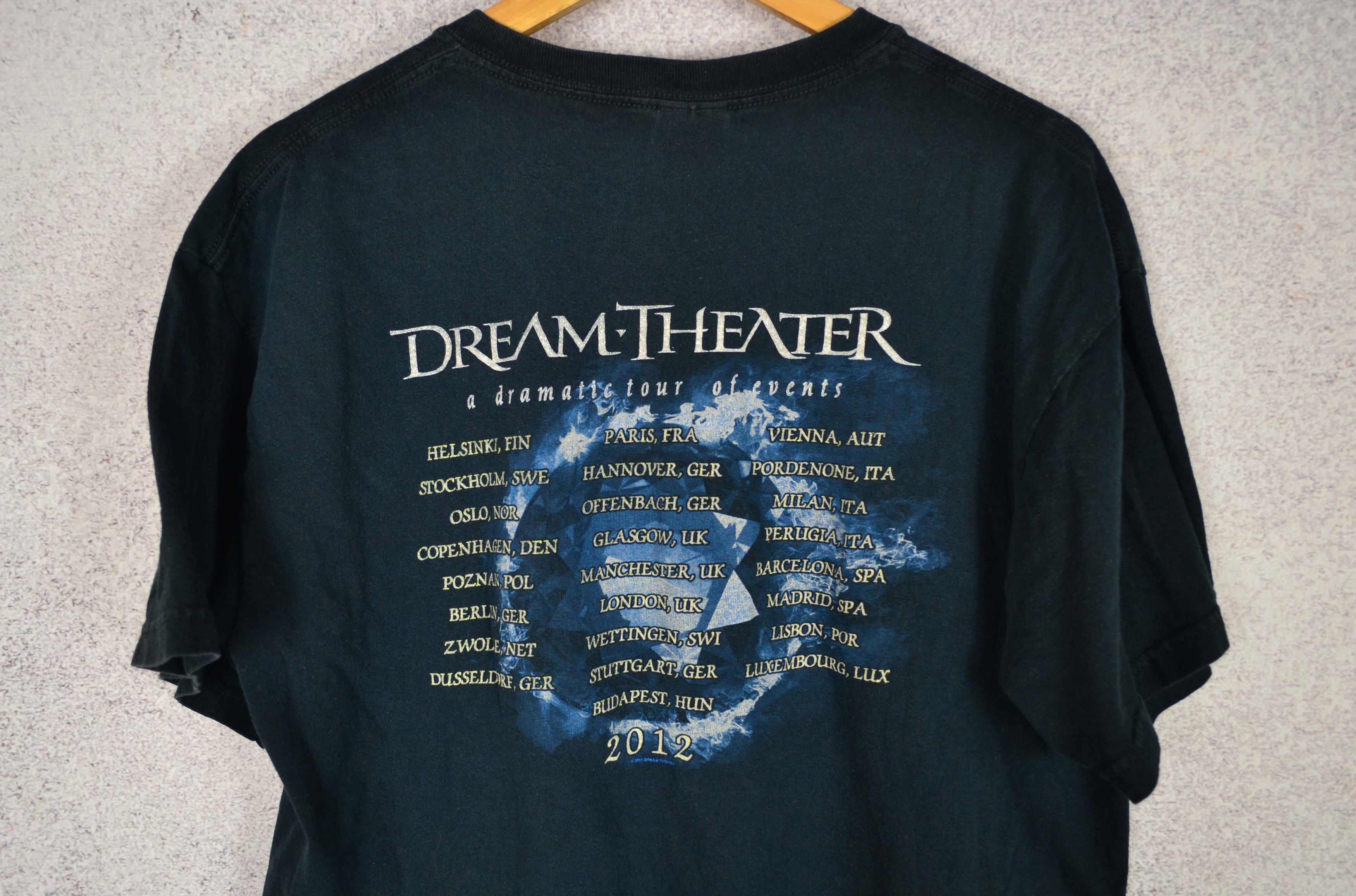 Band Tees × Vintage Dream Theater A Dramatic Turn of Events Tour Band Tee 2011 Size US L / EU 52-54 / 3 - 5 Thumbnail