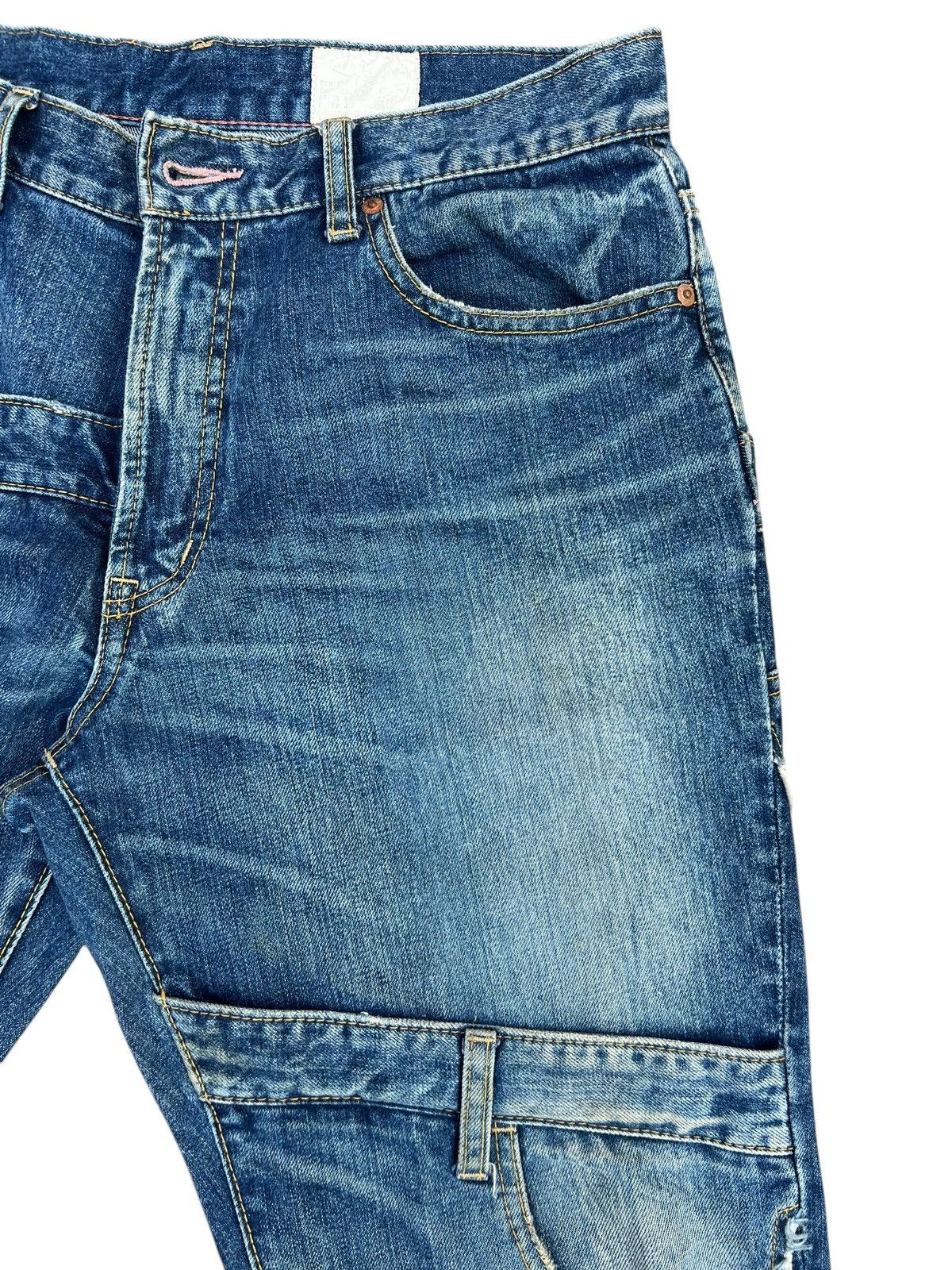 Vintage Vintage Antgauge Multiple Cut Raw Edge Mud Denim Jeans Size US 32 / EU 48 - 9 Thumbnail