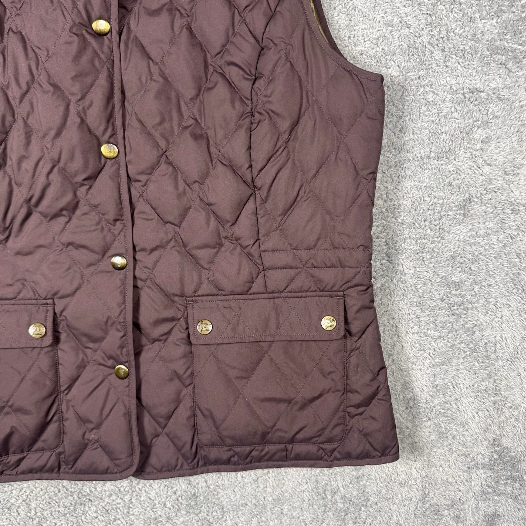 Eddie Bauer VINTAGE Eddie Bauer Vest Womens L Premium 550 Goose Down Lightweight Quilted Cargo Hike Extra? Size L / US 10 / IT 46 - 2 Thumbnail