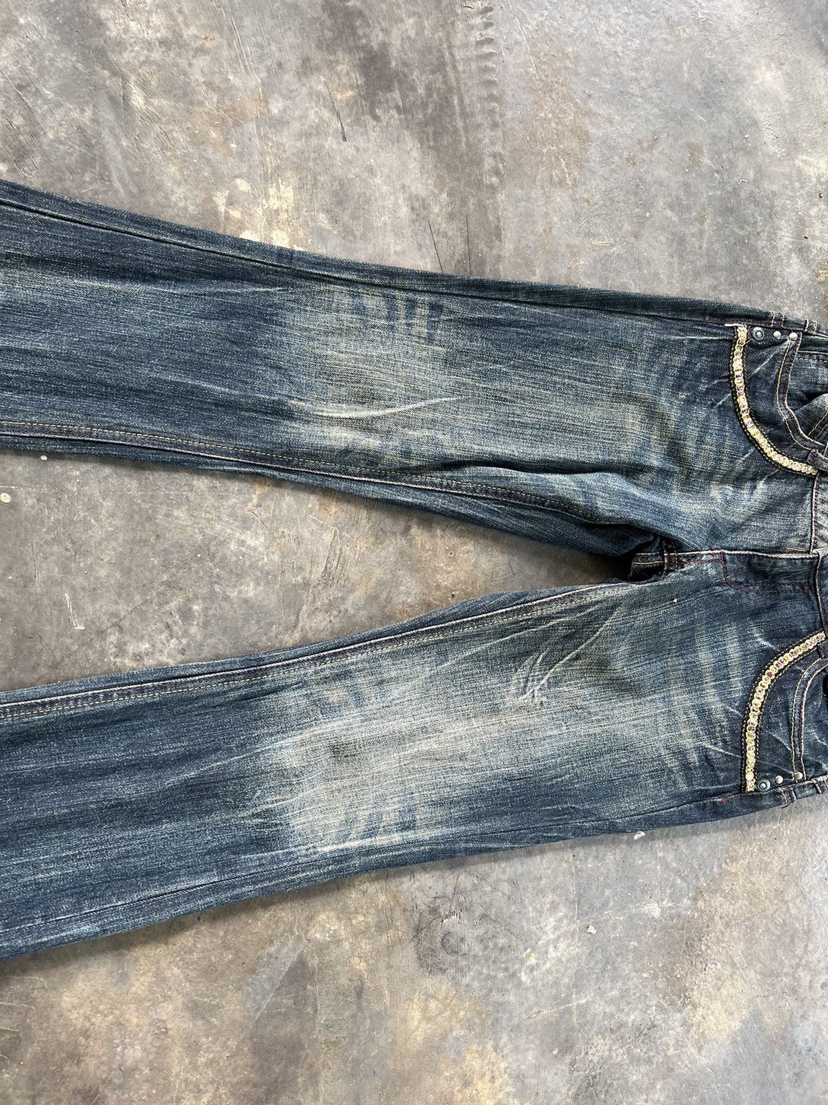 Japanese Brand × Tornado Mart × Vintage Flare Tornado Mart Inspired Denim Size US 30 / EU 46 - 5 Thumbnail
