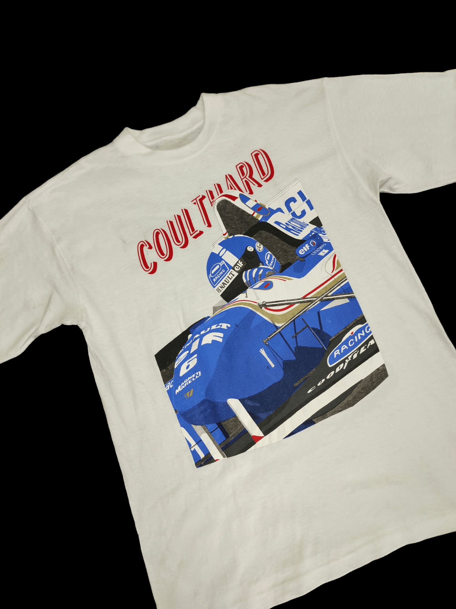 Ferrari Vintage 90s Formula 1 Renault Elf Racing Team T-Shirt Size US M / EU 48-50 / 2 - 3 Thumbnail
