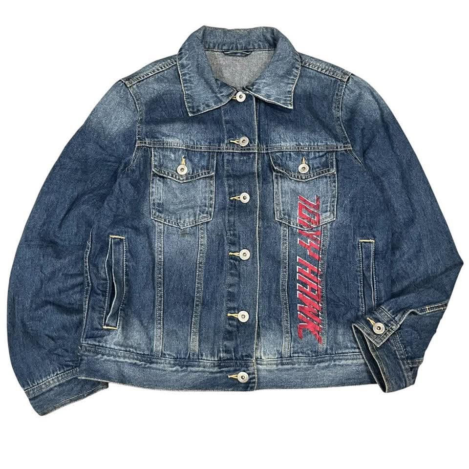 Tony Hawk Denim Jacket By Gu x Tony Hawk Powell Peralta Skatewear Size US M / EU 48-50 / 2 - 2 Thumbnail