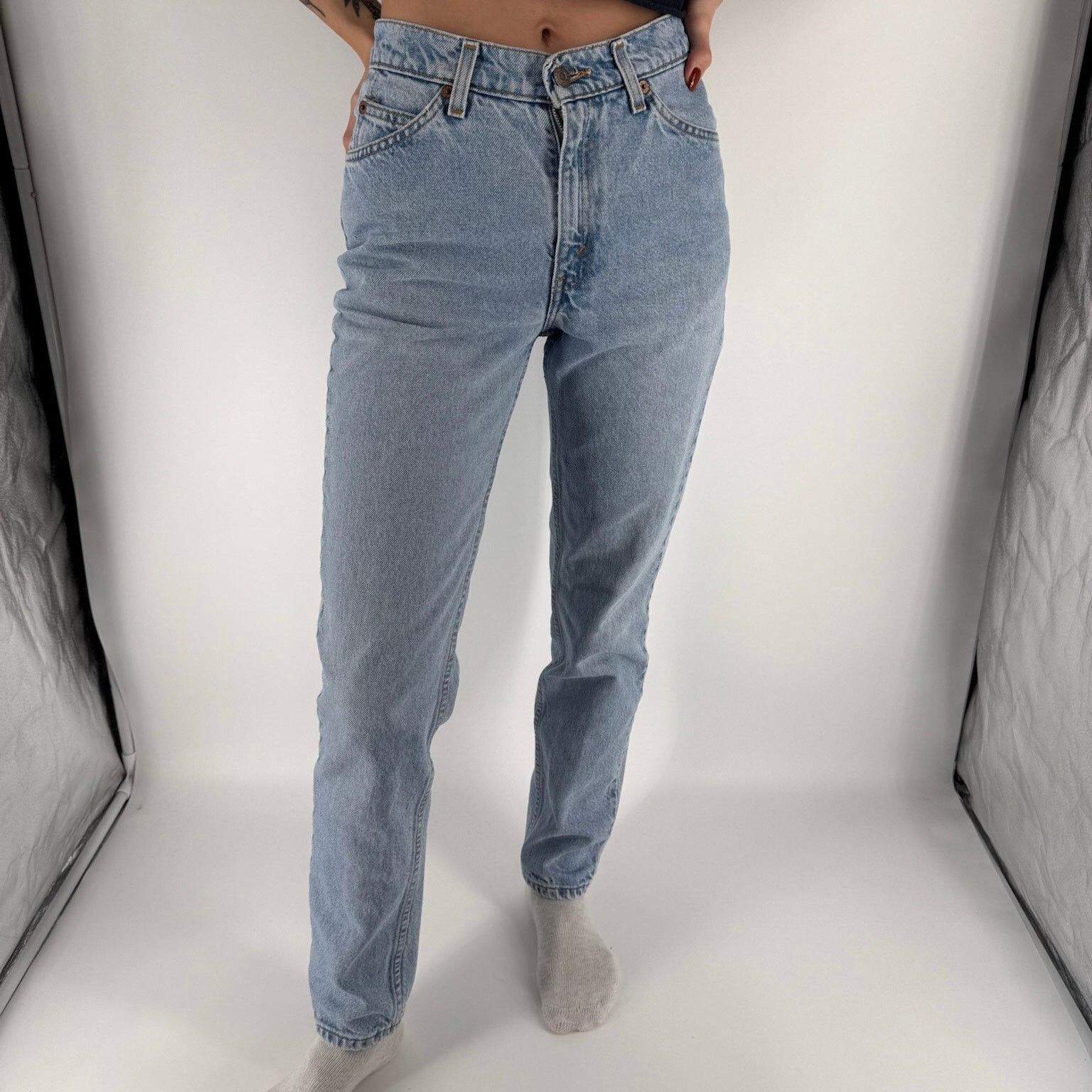 Levi's × Vintage 90s Levis 912 slim fit jeans 1990s vintage Size 27" / US 4 / IT 40 - 4 Thumbnail