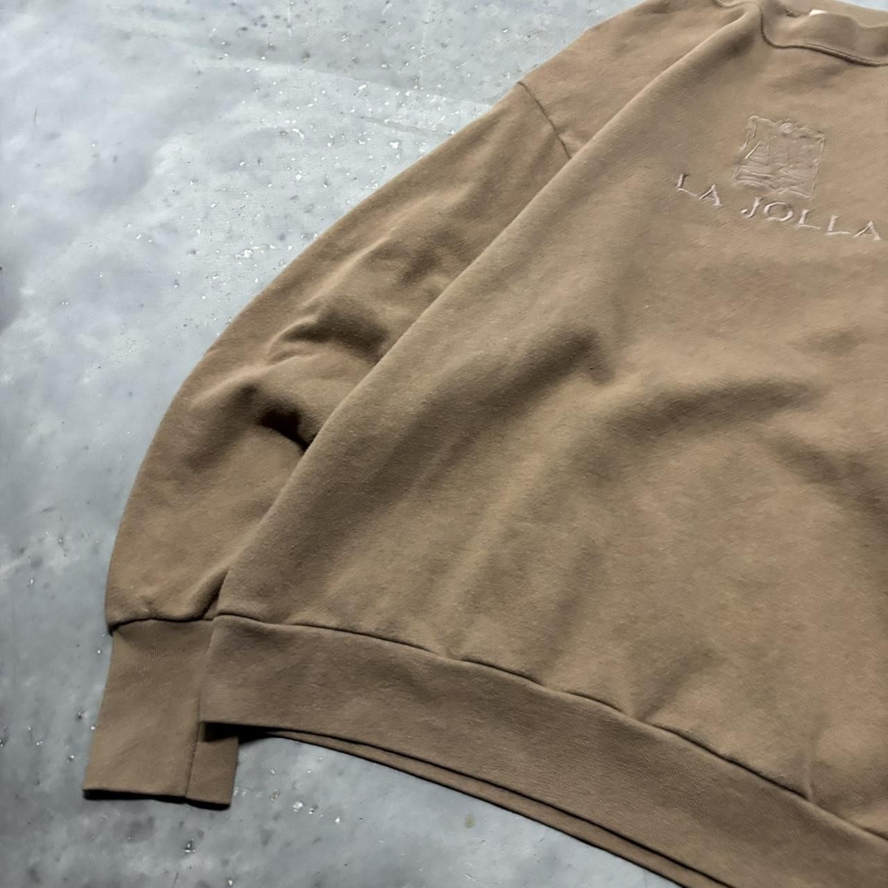 Japanese Brand × Vintage Crazy Vintage 90s Light Brown Made In USA Crewneck! Size US L / EU 52-54 / 3 - 3 Thumbnail