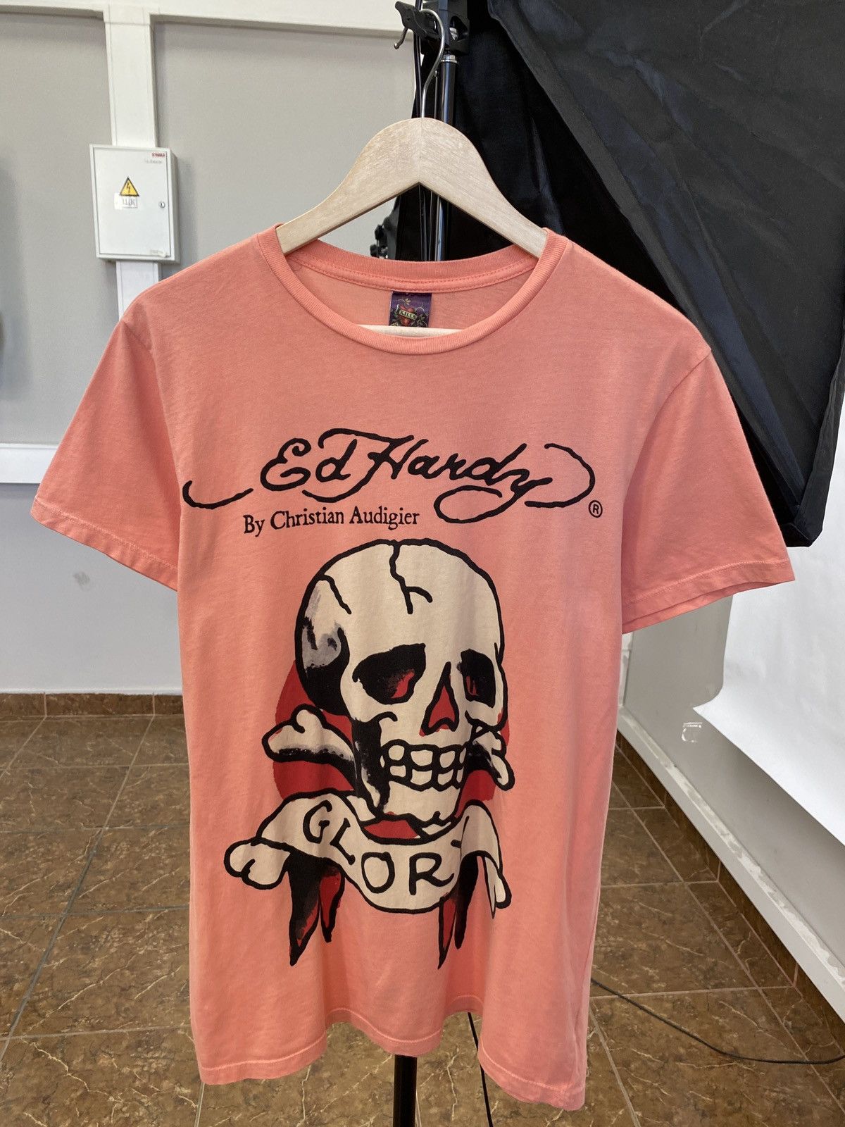 Ed Hardy 🇺🇸💀 Vintage 90s ED Hardy Christian Audigier Skull T-Shirt Y2K Size US M / EU 48-50 / 2 - 1 Thumbnail