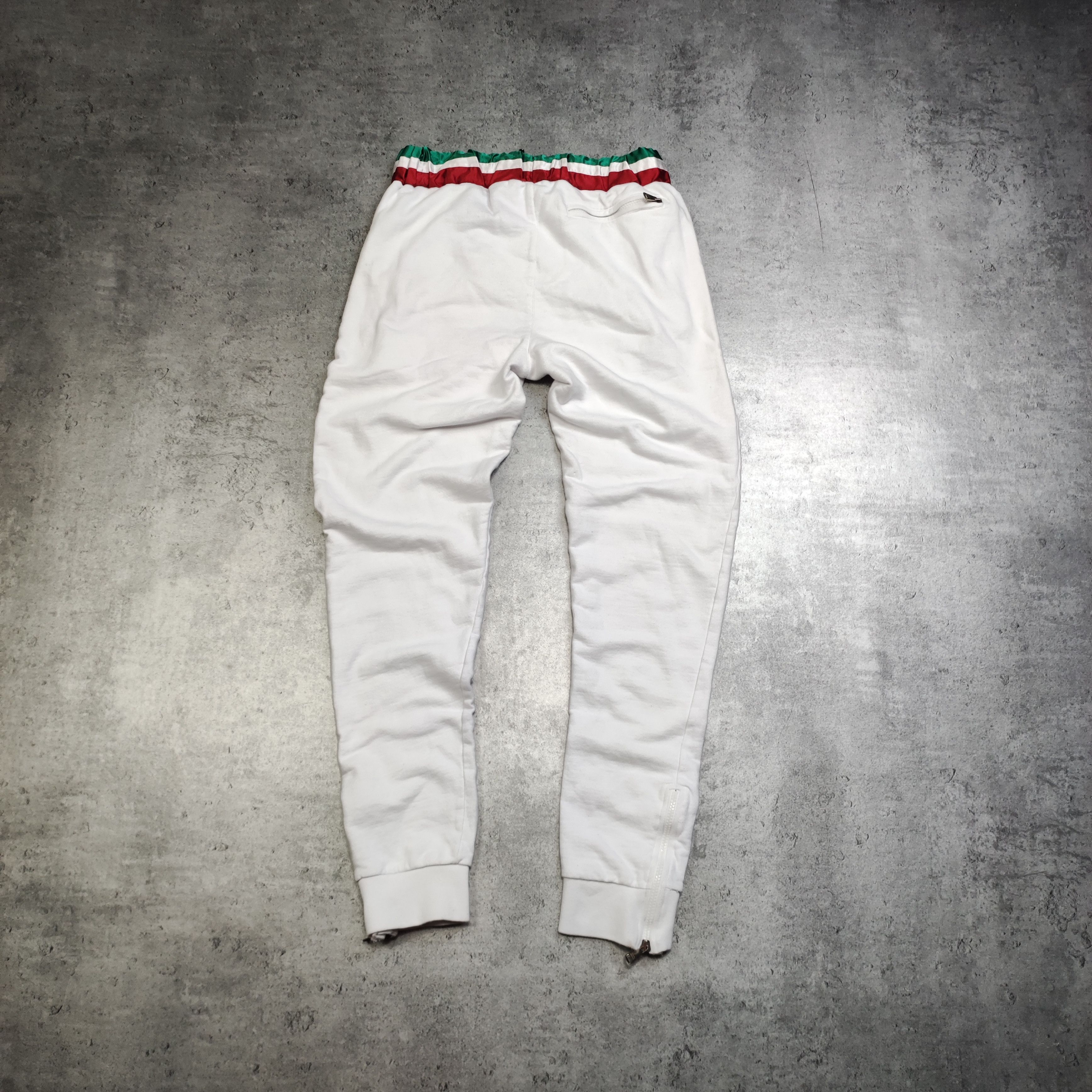 Dolce & Gabbana RARE Dolce & Gabbana White Italy Army Gym Jogger Sweatpants Size US 32 / EU 48 - 13 Thumbnail