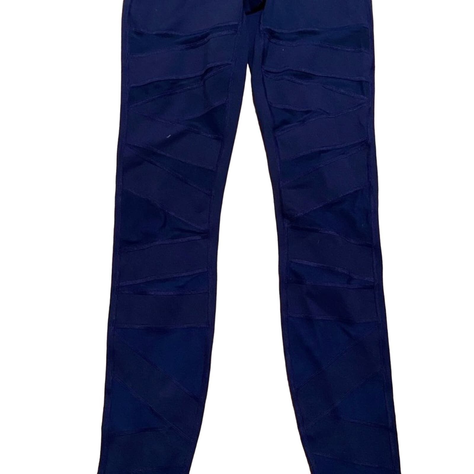 Lululemon LULULEMON Blue Wunder Under Pant Hi-Rise Tech Mesh Leggings Size 28" / US 6 / IT 42 - 4 Thumbnail